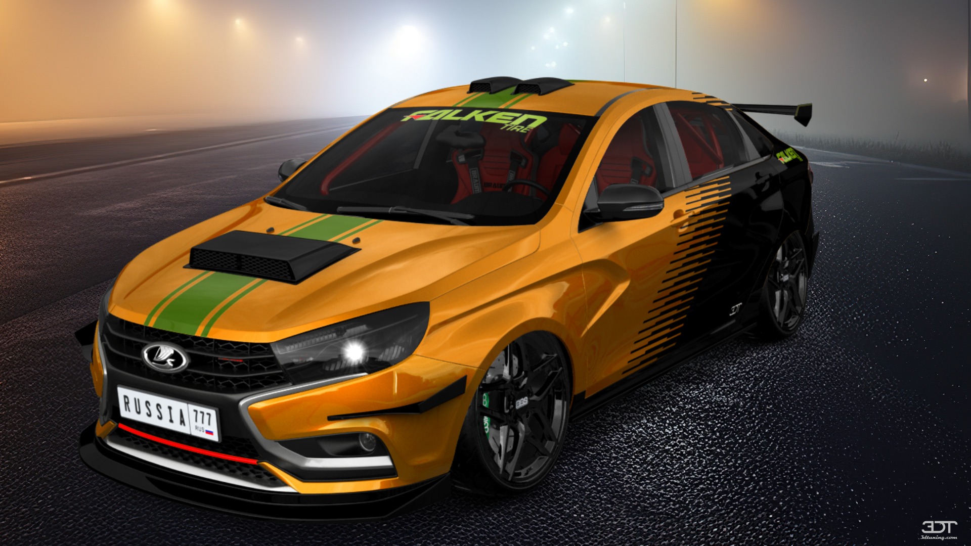 Lada Vesta 4 Door Saloon 2016 tuning