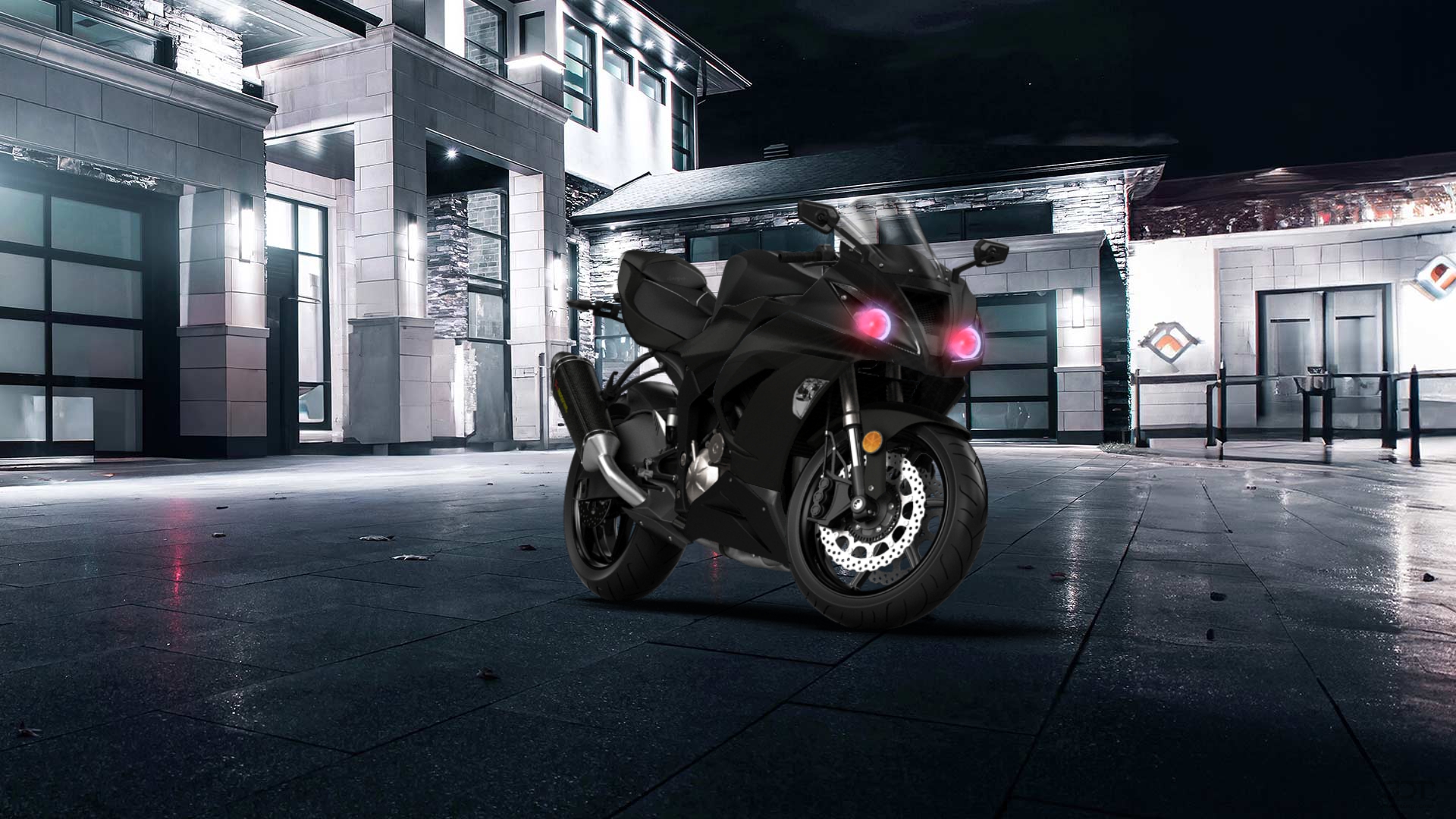 Kawasaki Ninja ZX 6R Sport Bike 2015 tuning