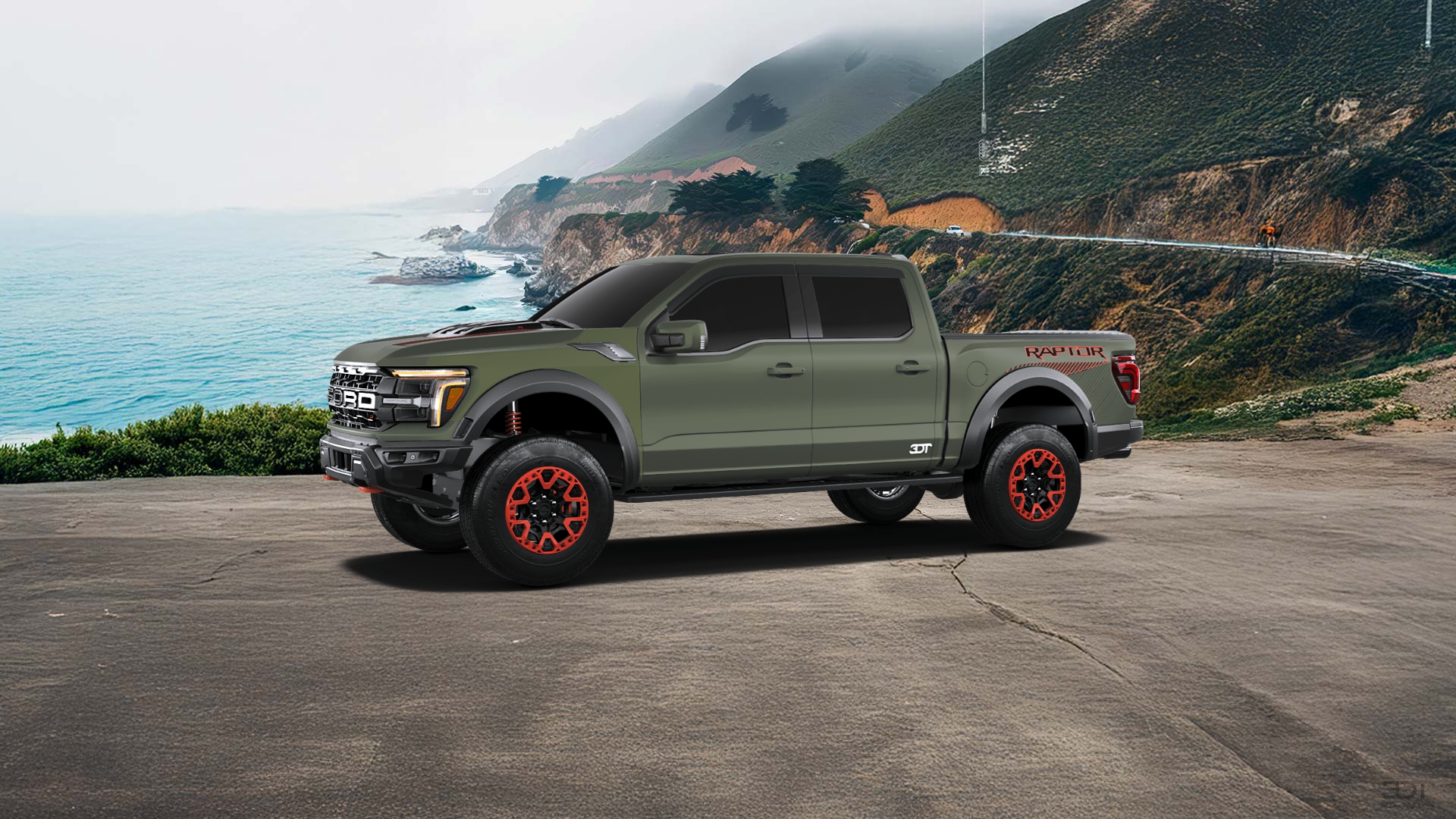 Ford F-150 Raptor 4 Door pickup truck 2024 Images
