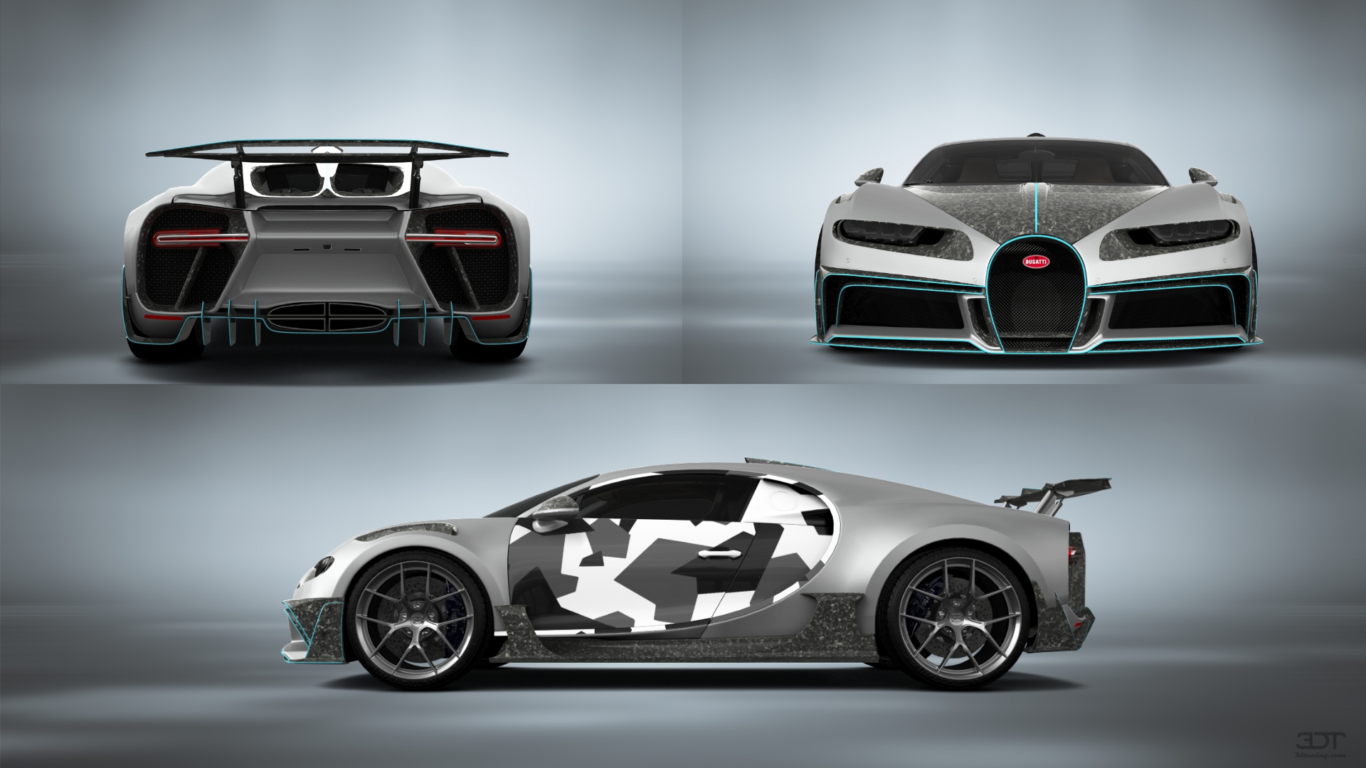 Bugatti Chiron 2 Door Coupe 2016 tuning