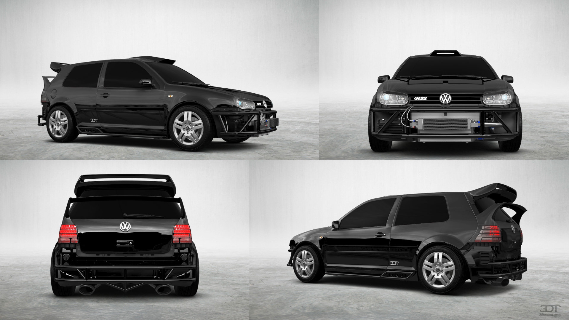 Volkswagen Golf 4 (mk4) 3 Door Hatchback 1997 tuning