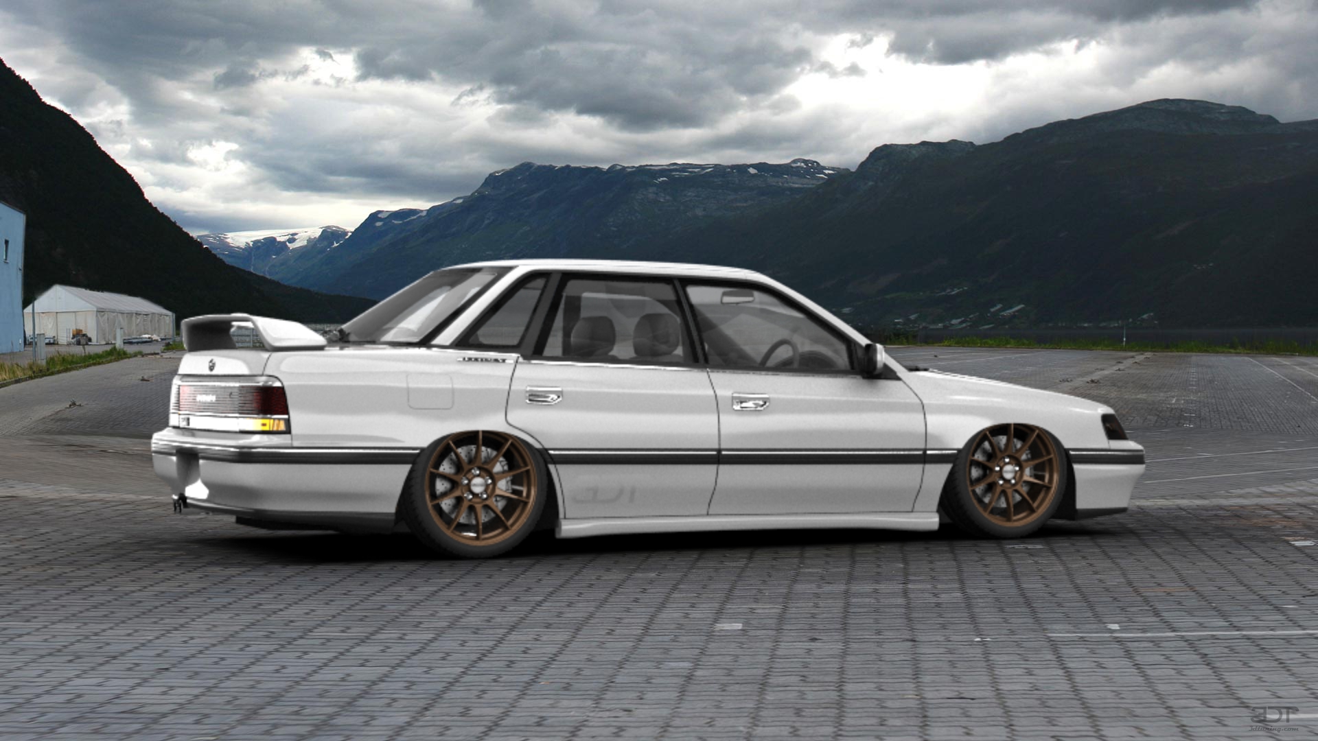 Subaru Legacy sedan 1990 Images