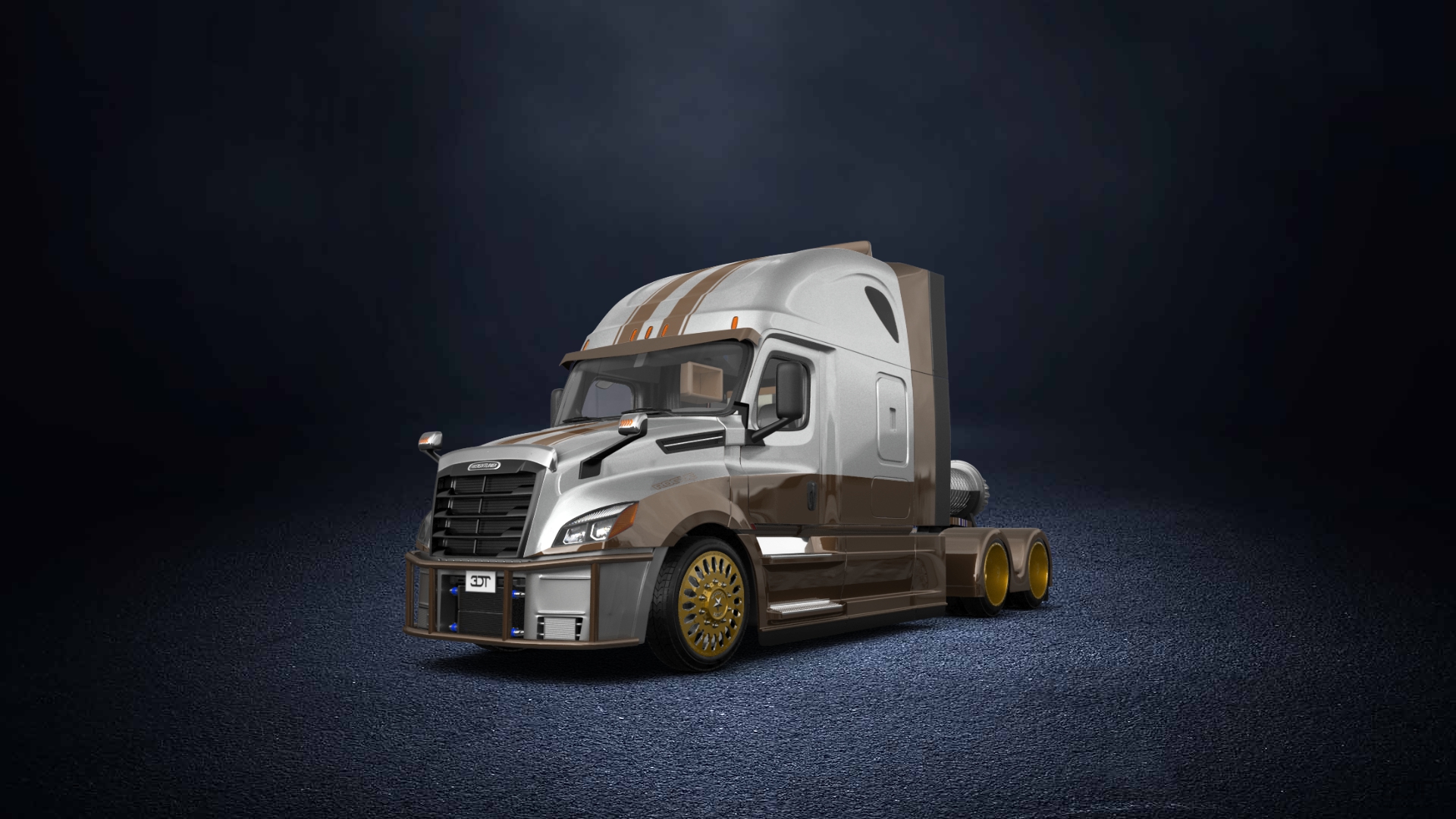 Freightliner Cascadia Sleeper Cab Truck 2018 tuning