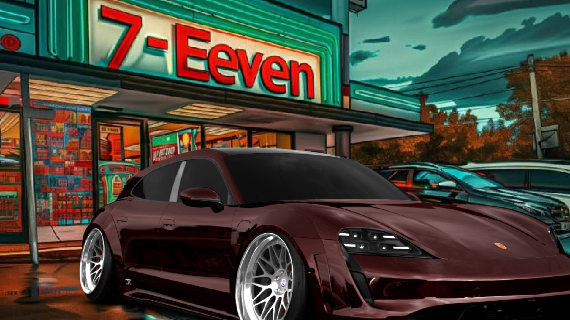 Porsche Taycan Sport Turismo Shooting Brake 2019 Изображения