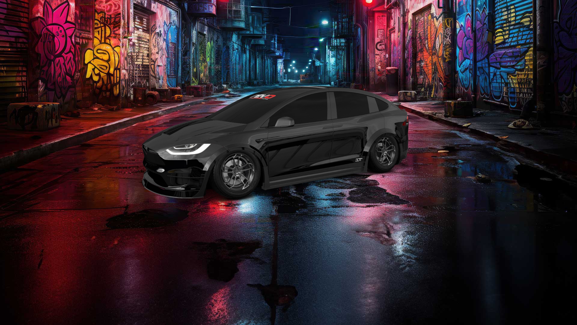 Tesla Model X 5 Door SUV 2024 tuning