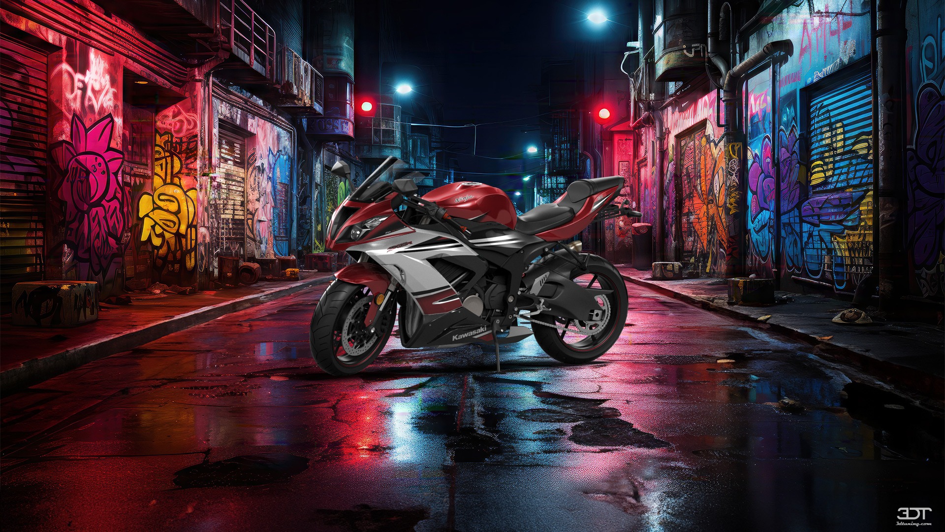 Kawasaki Ninja ZX 6R Sport Bike 2015 tuning