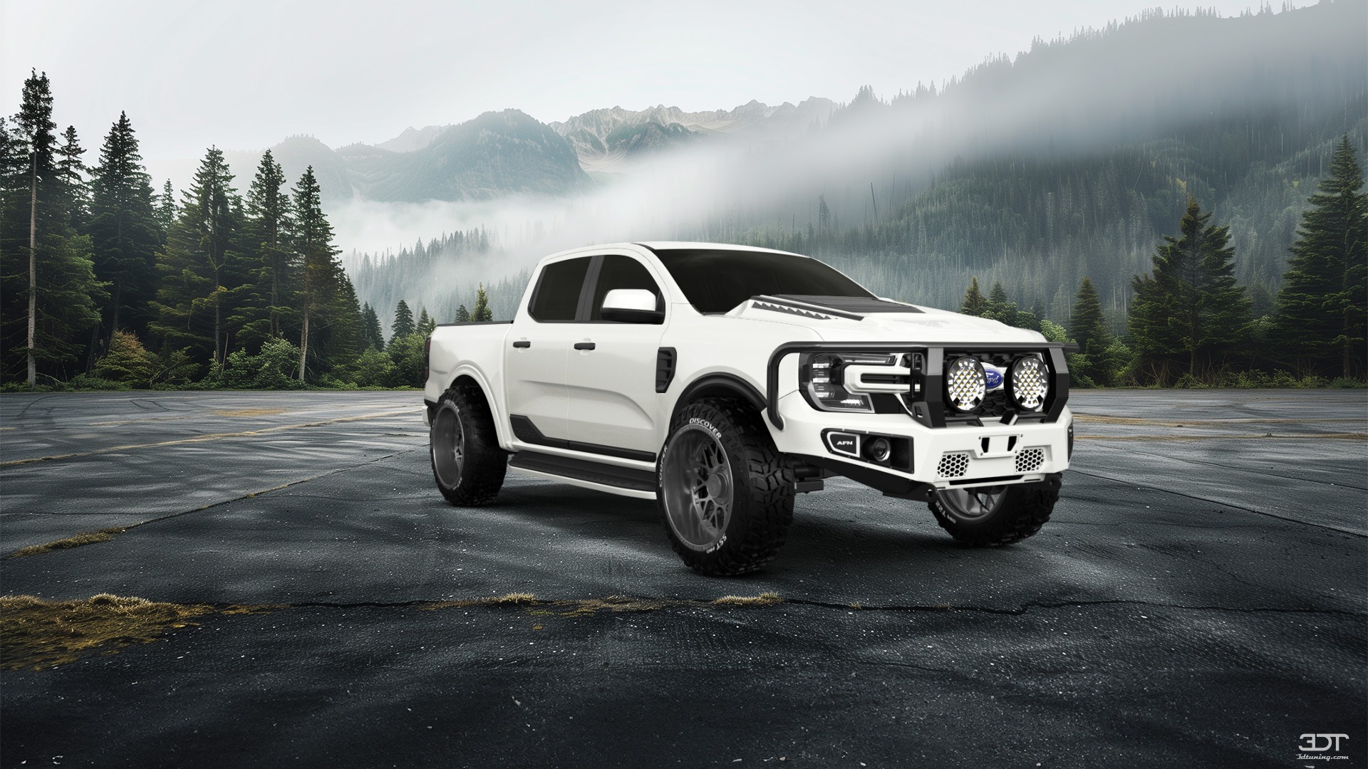 Ford Ranger 4 Door pickup truck 2022 tuning