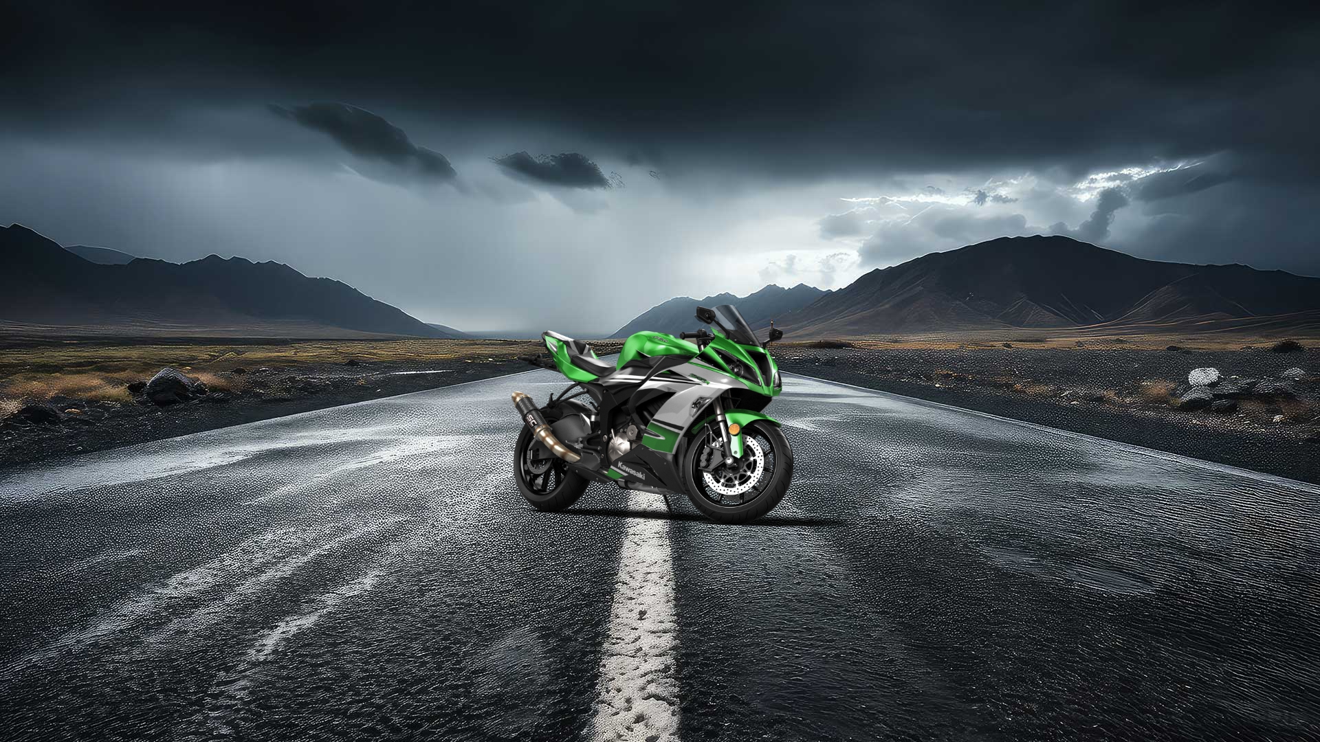 Kawasaki Ninja ZX 6R Sport Bike 2015 tuning