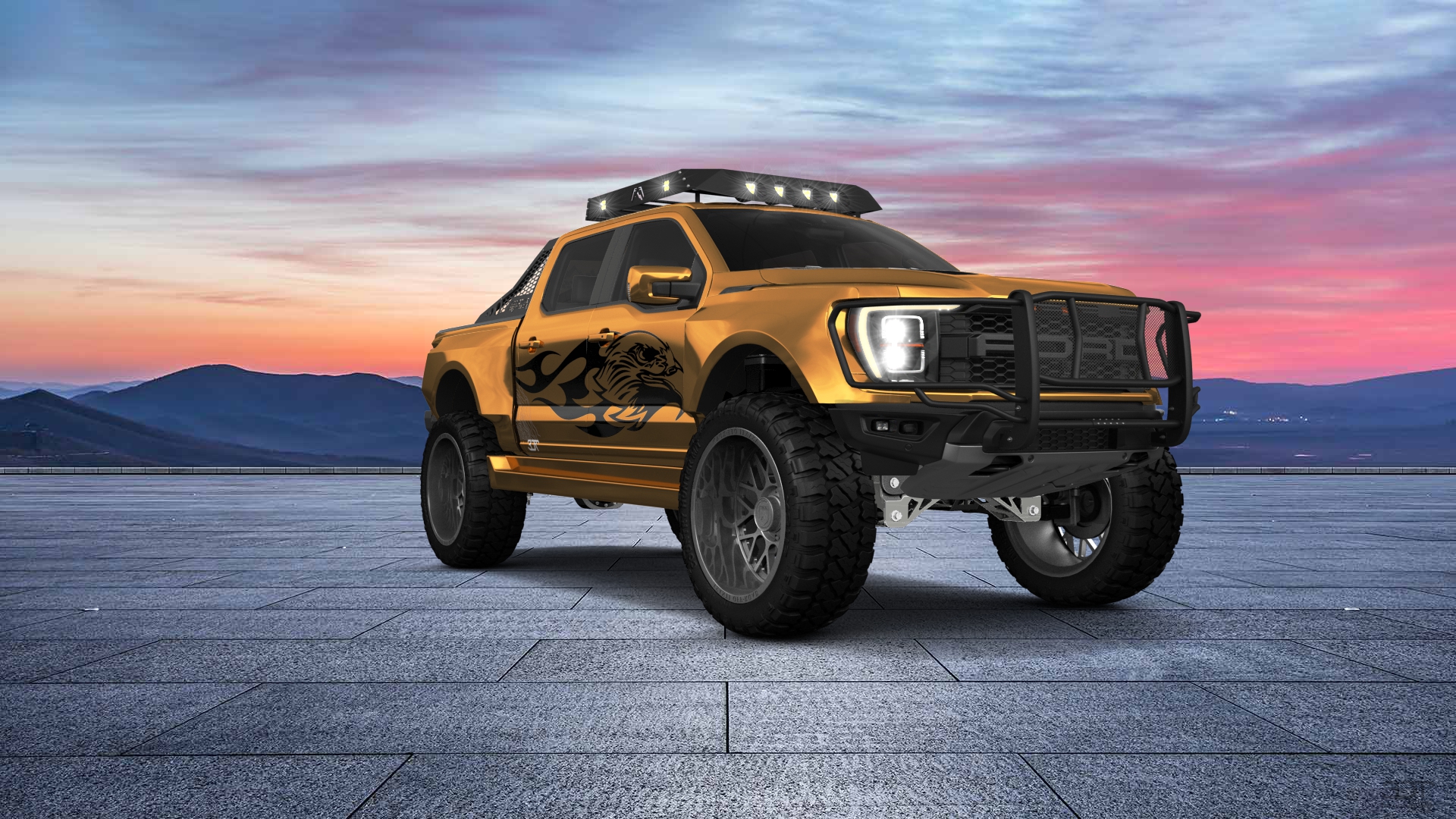 Ford F-150 Raptor 4 Door pickup truck 2021 tuning