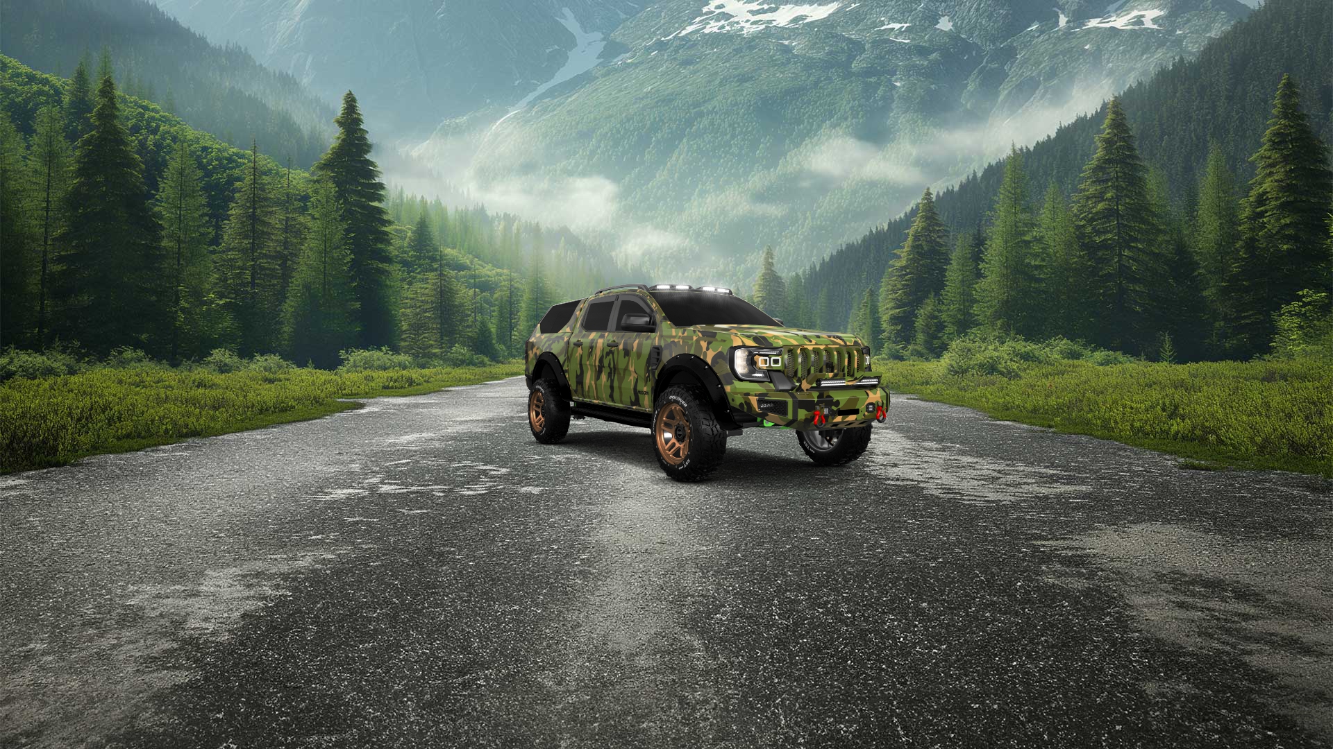 Ford Ranger 4 Door pickup truck 2022