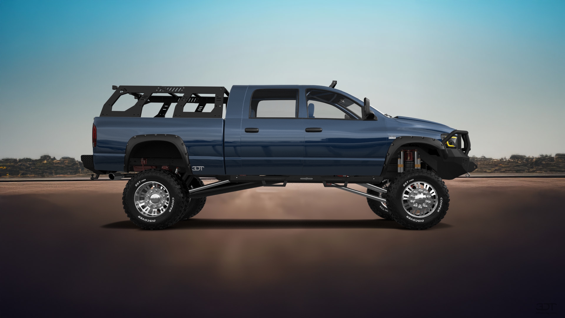 Dodge Ram 3500 Dually 4 Door pickup truck 2007