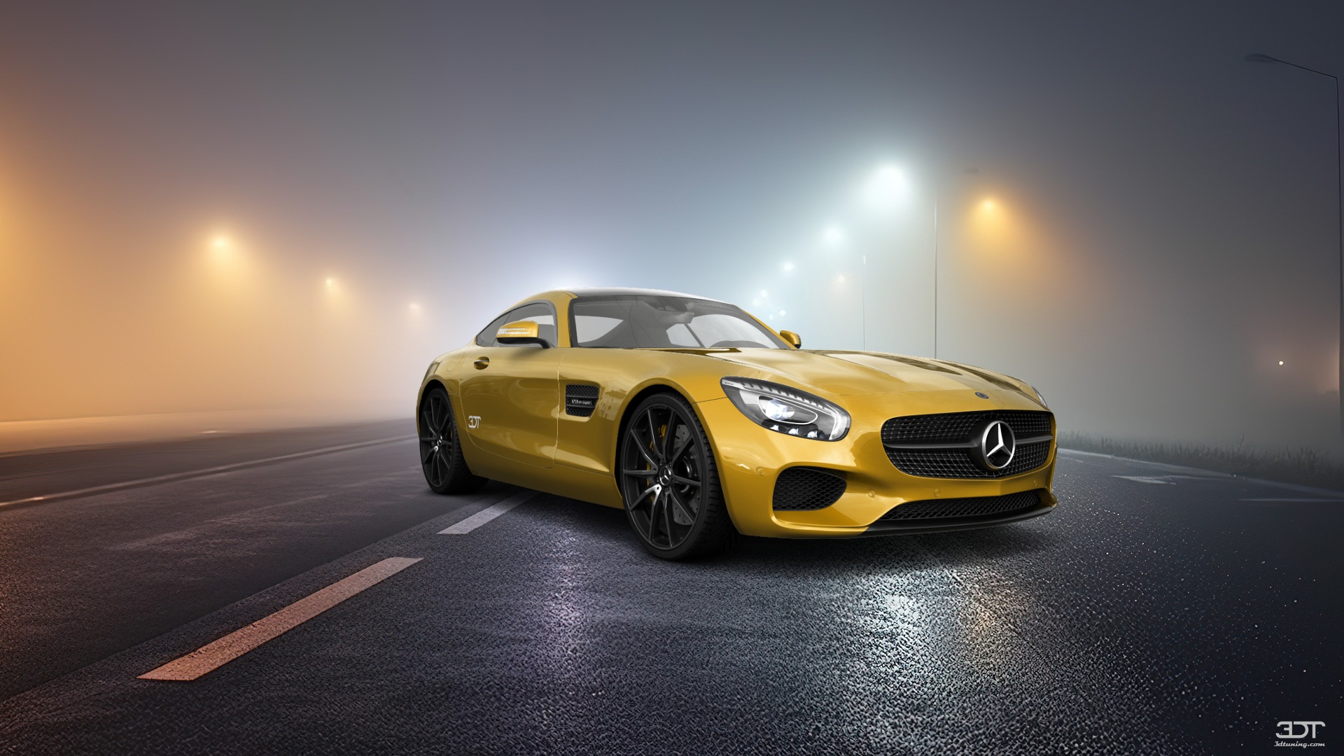 Mercedes AMG GT 2 door fastback coupe 2016 tuning