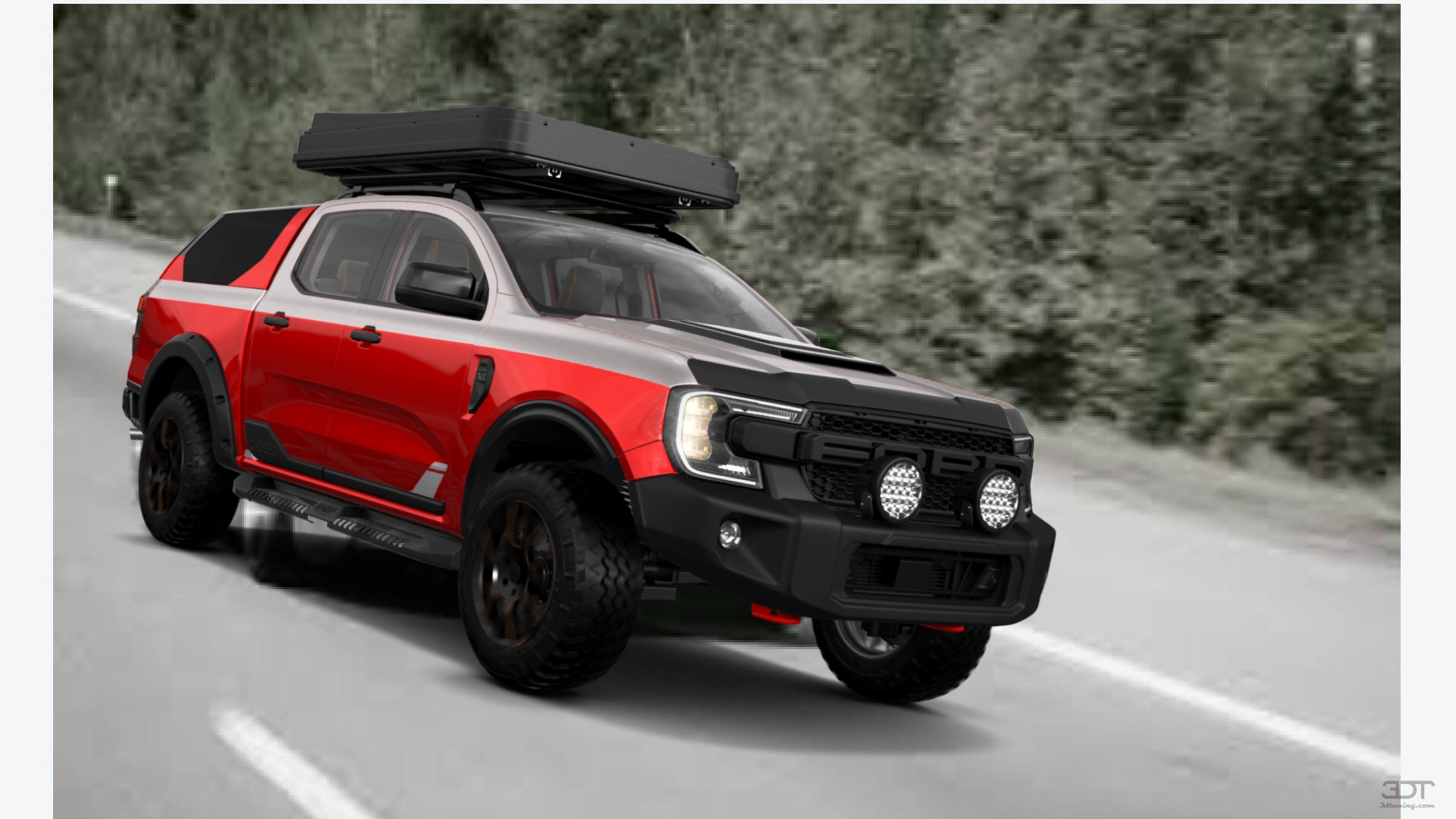 Ford Ranger 4 Door pickup truck 2022 tuning