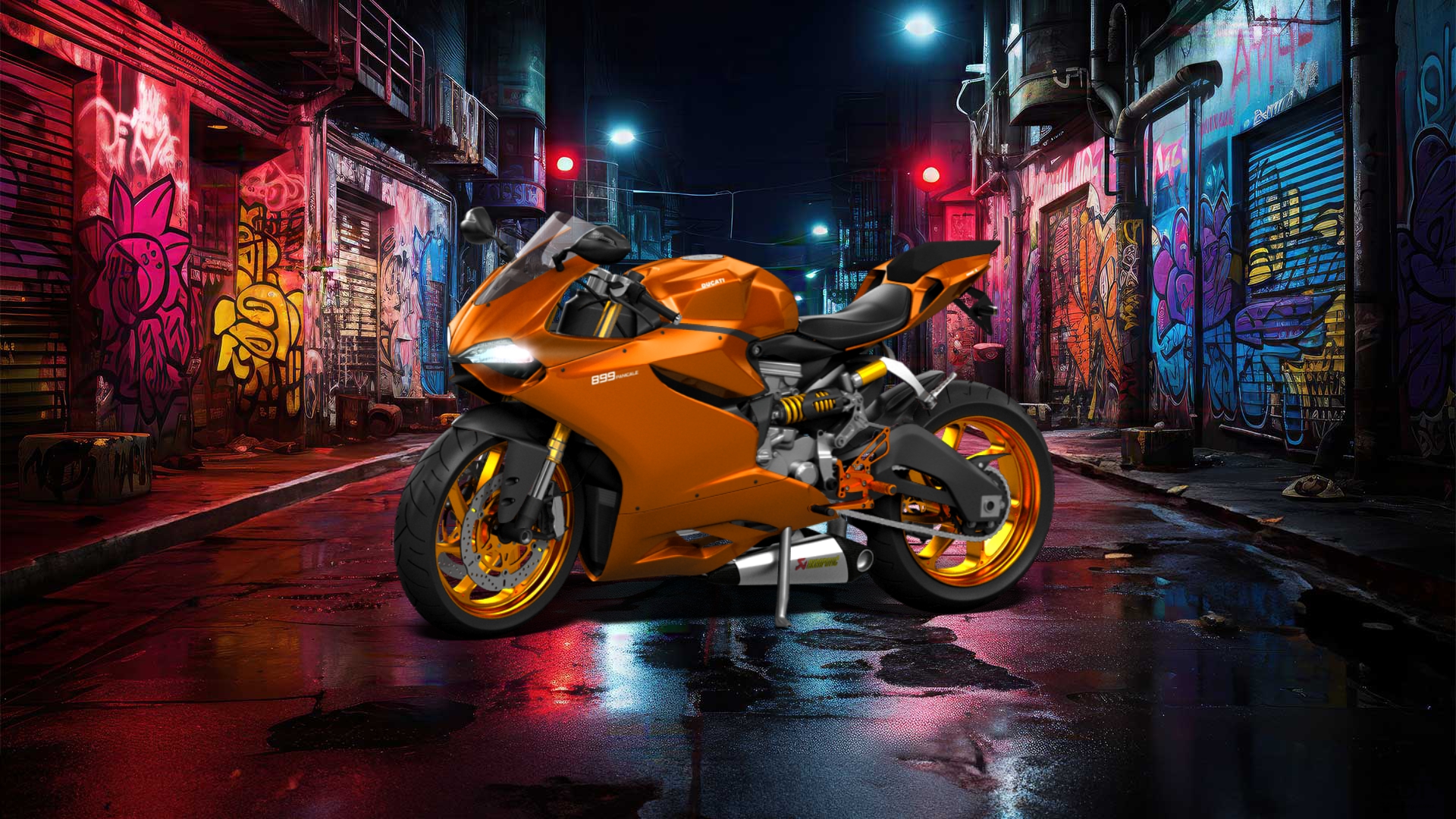 Ducati 899 Panigale Sport Bike 2015 tuning