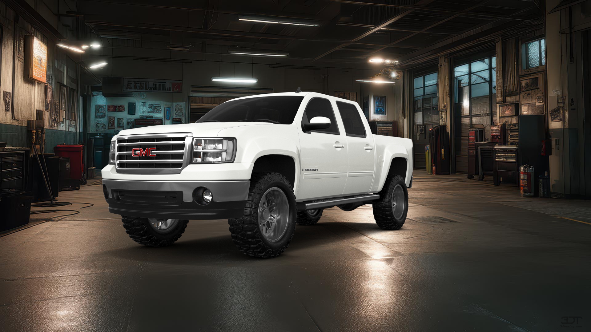 GMC Sierra 1500 Crew Cab 5.8 ft box 4 Door pickup truck 2007 tuning