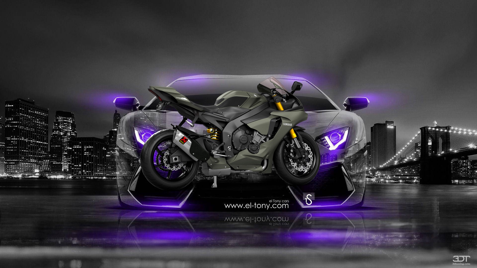 Tuning Yamaha YZF R1 Sport Bike 2015