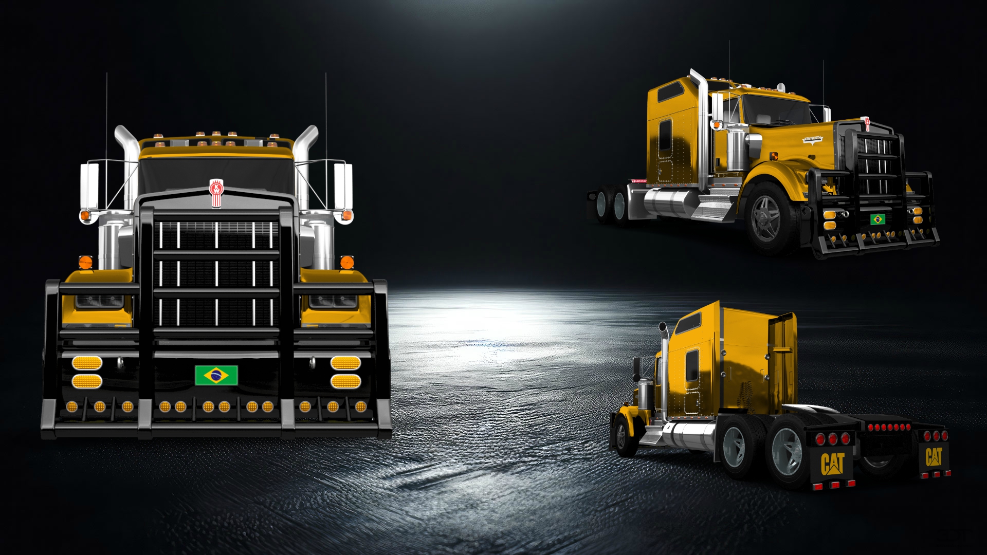 Kenworth W900 Sleeper Cab Truck 2015