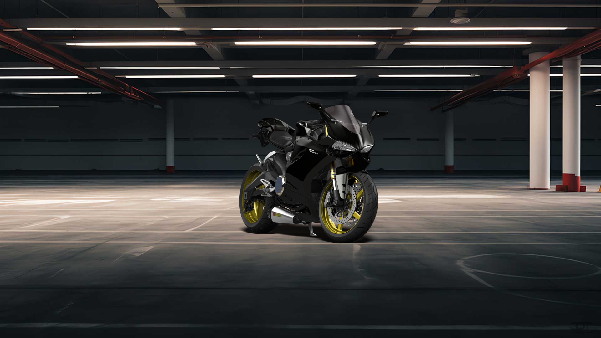 Ducati 899 Panigale Sport Bike 2015 tuning