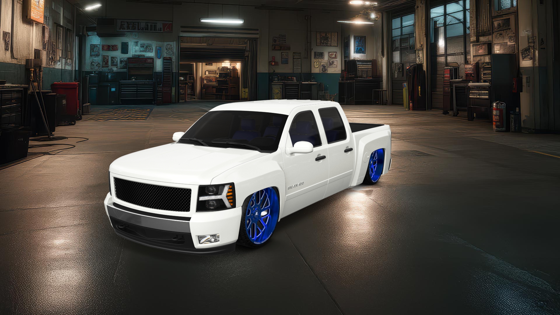 Chevrolet Silverado 1500 Crew Cab 4 Door pickup truck 2007 tuning