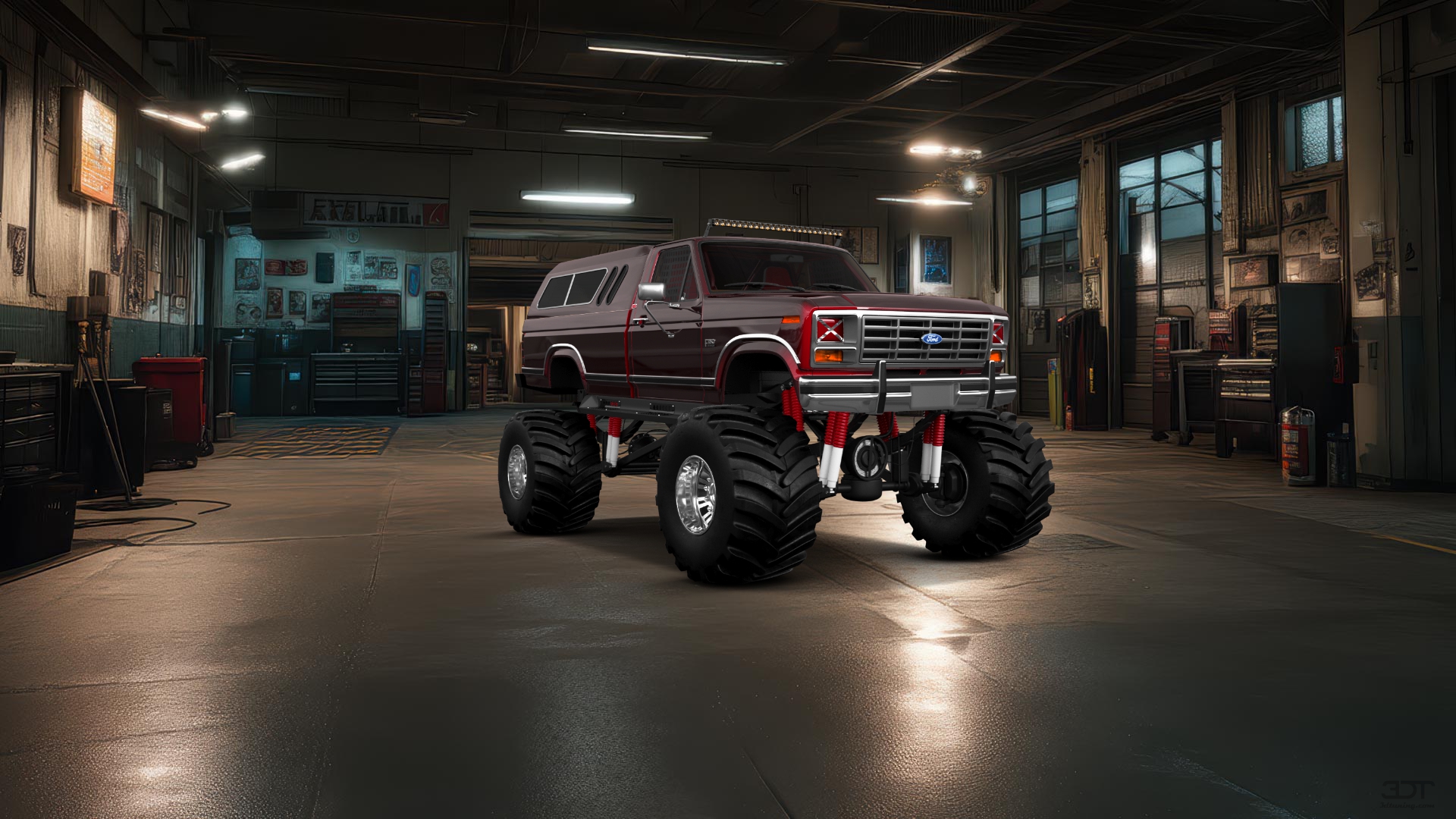 Ford F-150 2 Door pickup truck 1986 tuning