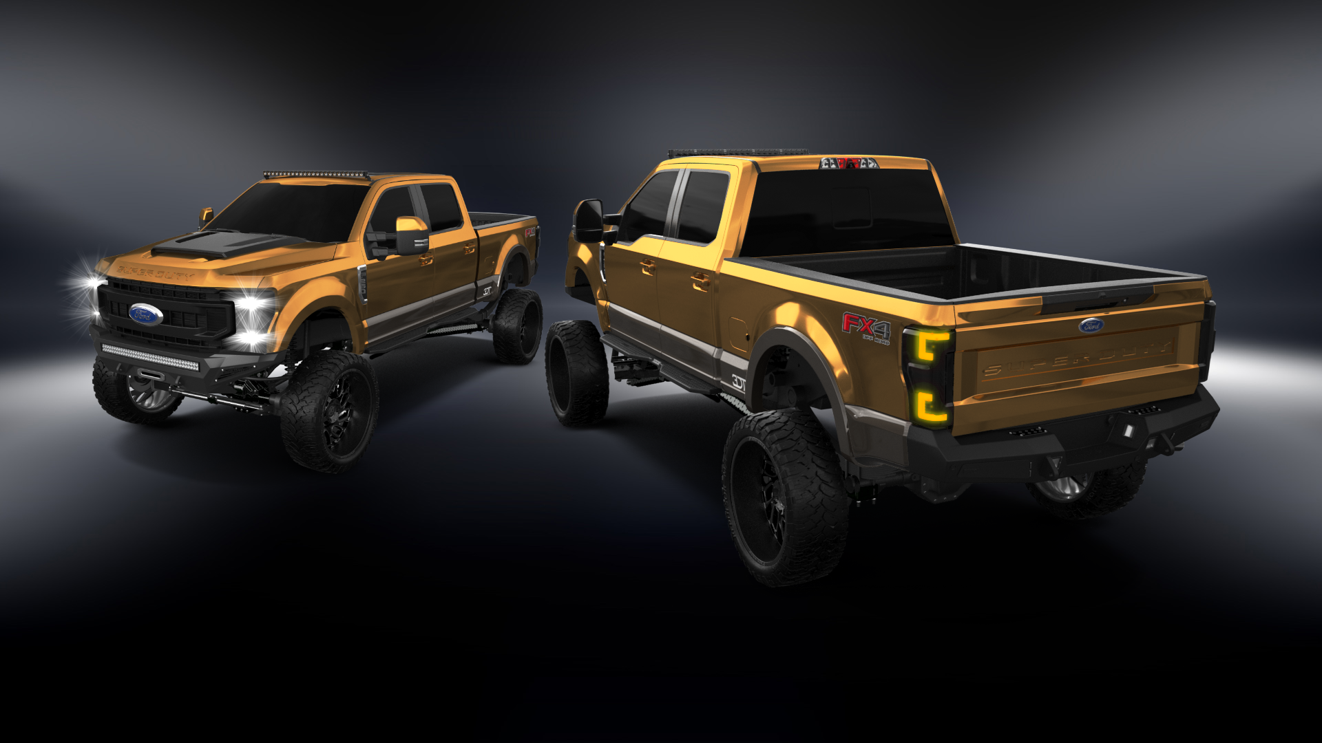 Ford F-250 4 Door pickup truck 2021 tuning