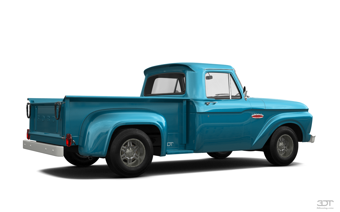 Tuning Ford F-100 Flareside 2 Door pickup truck 1961