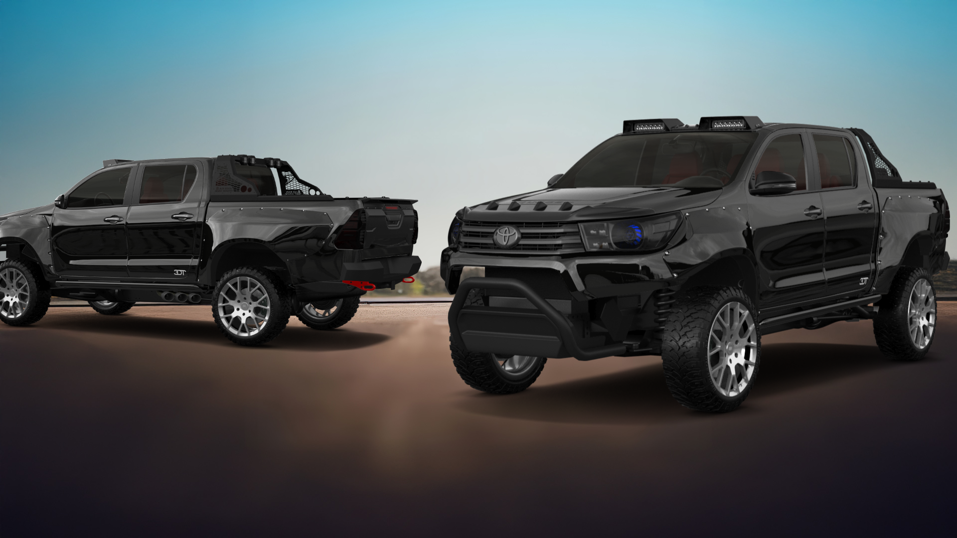 Toyota Hilux Double Cab 4 Door pickup truck 2015 tuning