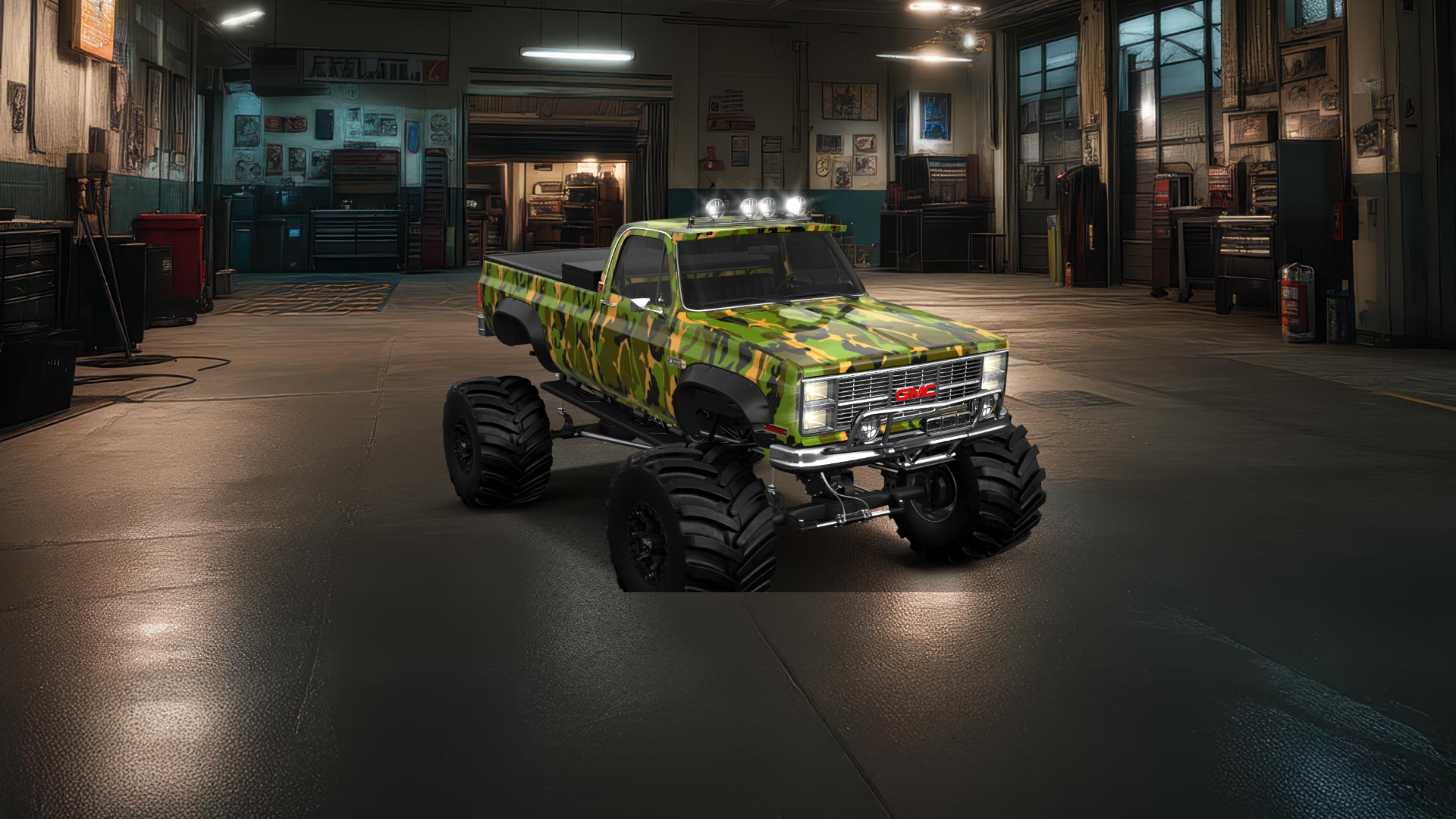 GMC Sierra 1500 2 Door pickup truck 1985 tuning