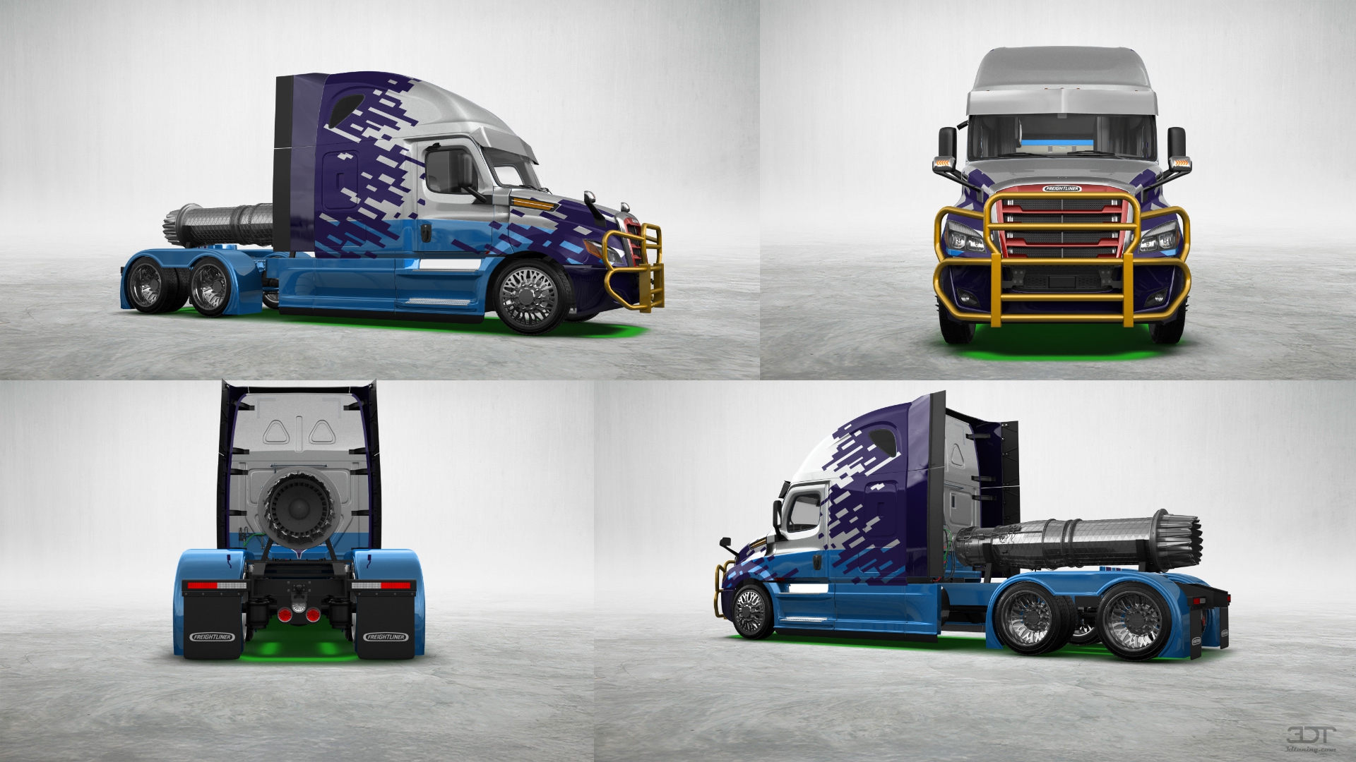 Freightliner Cascadia Sleeper Cab Truck 2018 tuning