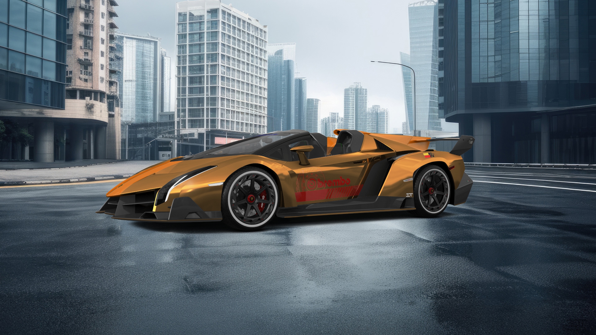 Lamborghini Veneno Roadster 2013 tuning