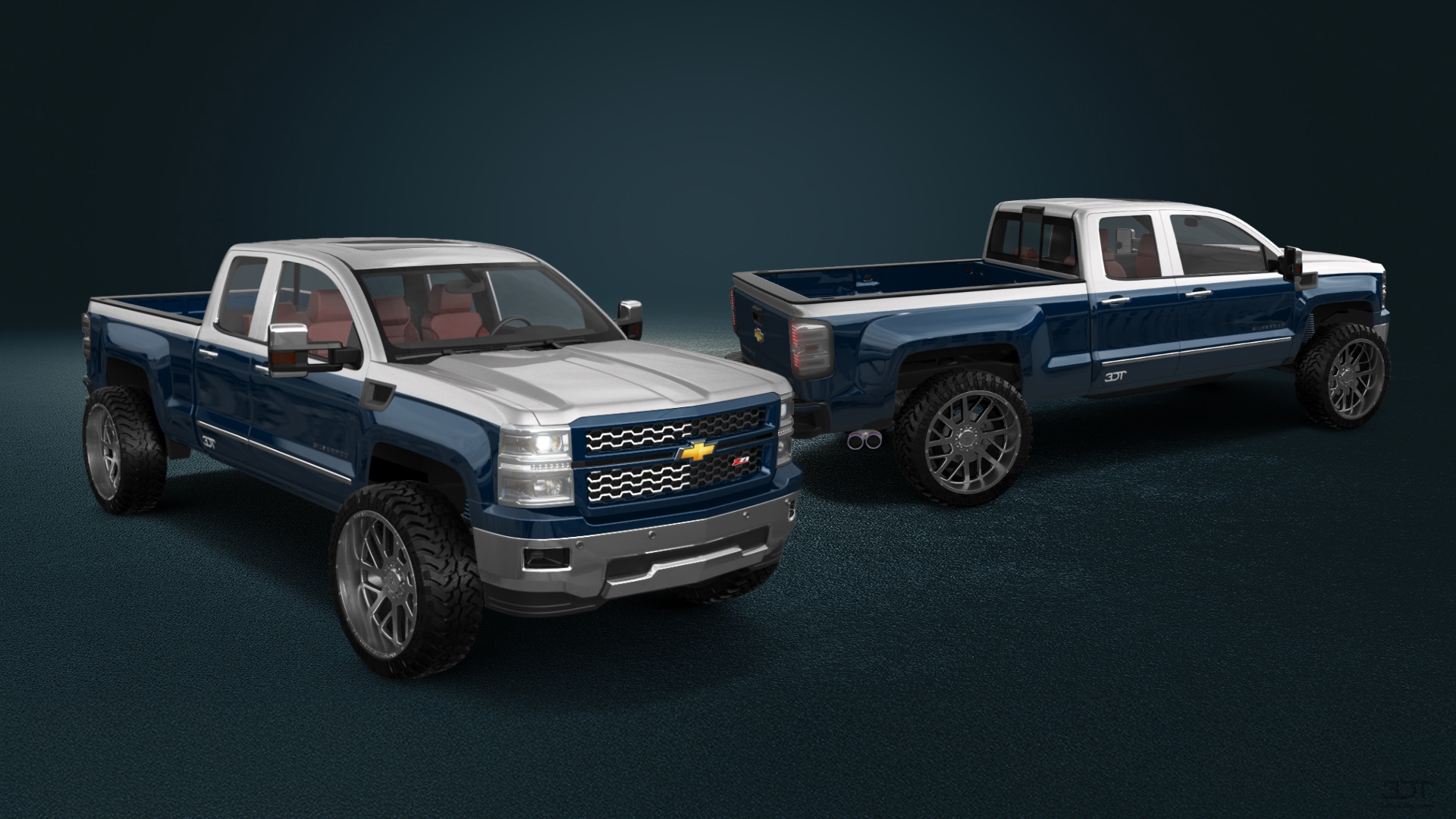 Chevrolet Silverado 1500 6.5 ft box 4 Door pickup truck 2014