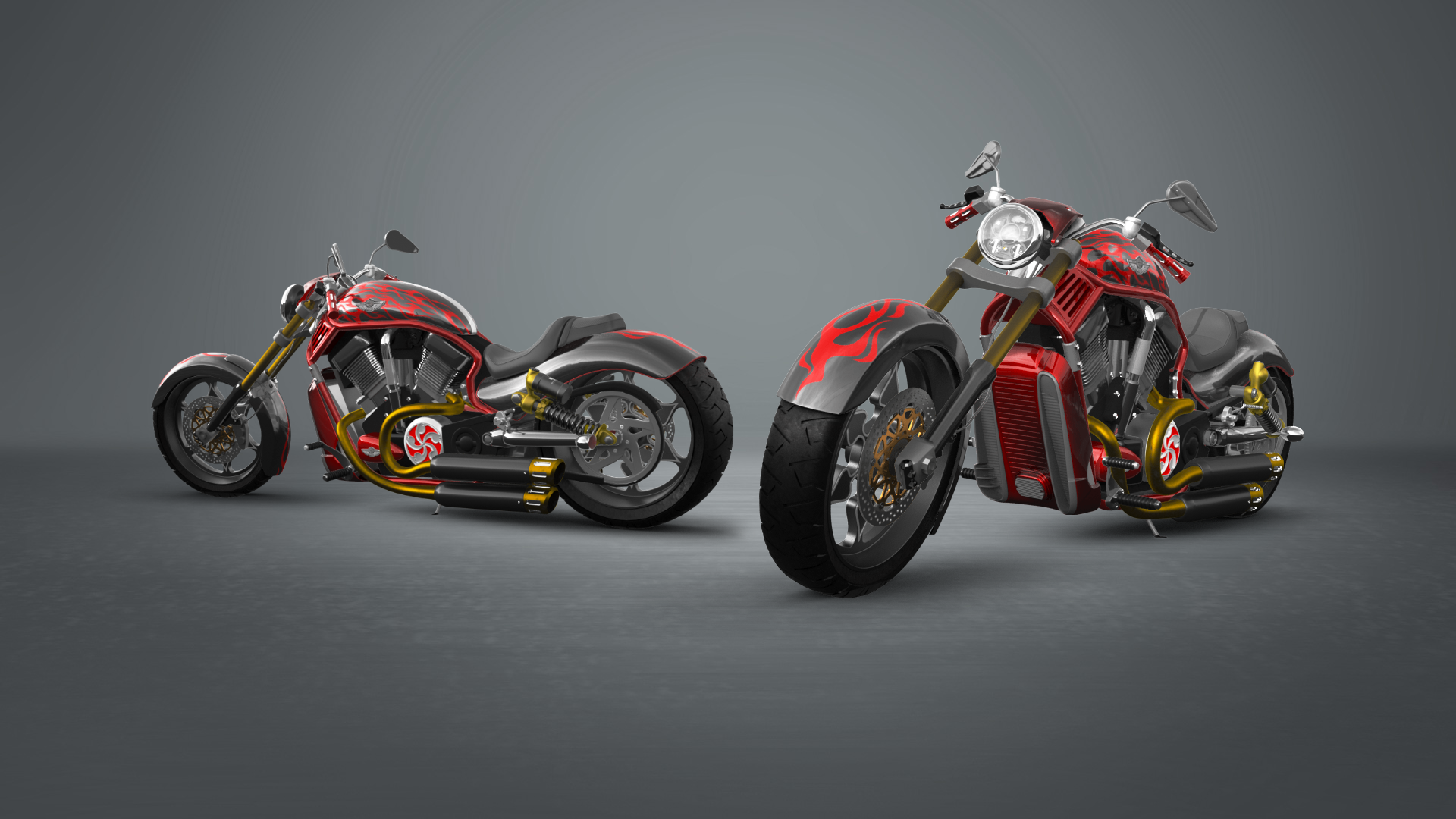 Harley-Davidson Custom Chopper Cruiser 2011