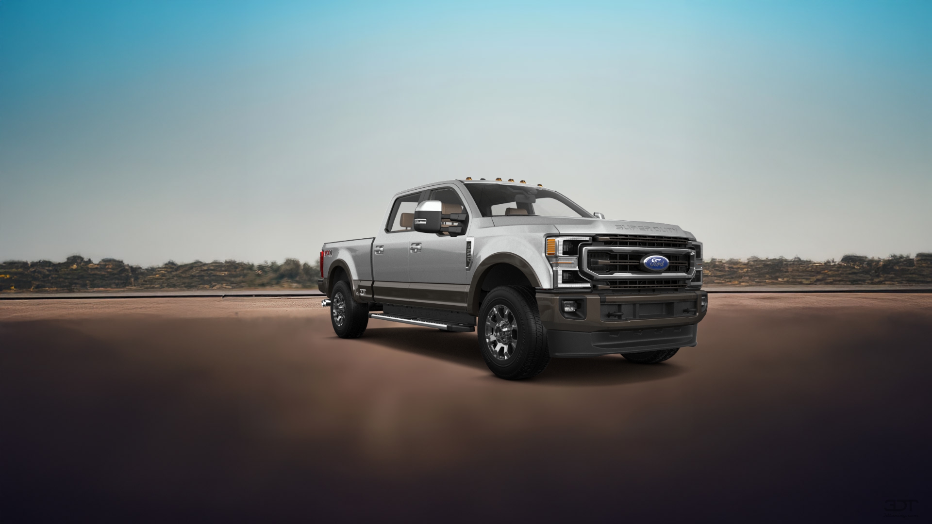 Ford F-250 4 Door pickup truck 2021 tuning