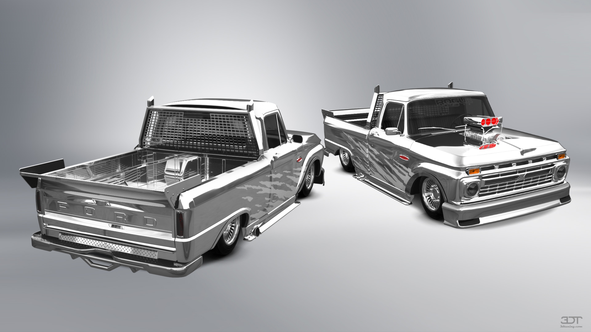 Ford F-100 Custom Cab 2 Door pickup truck 1966