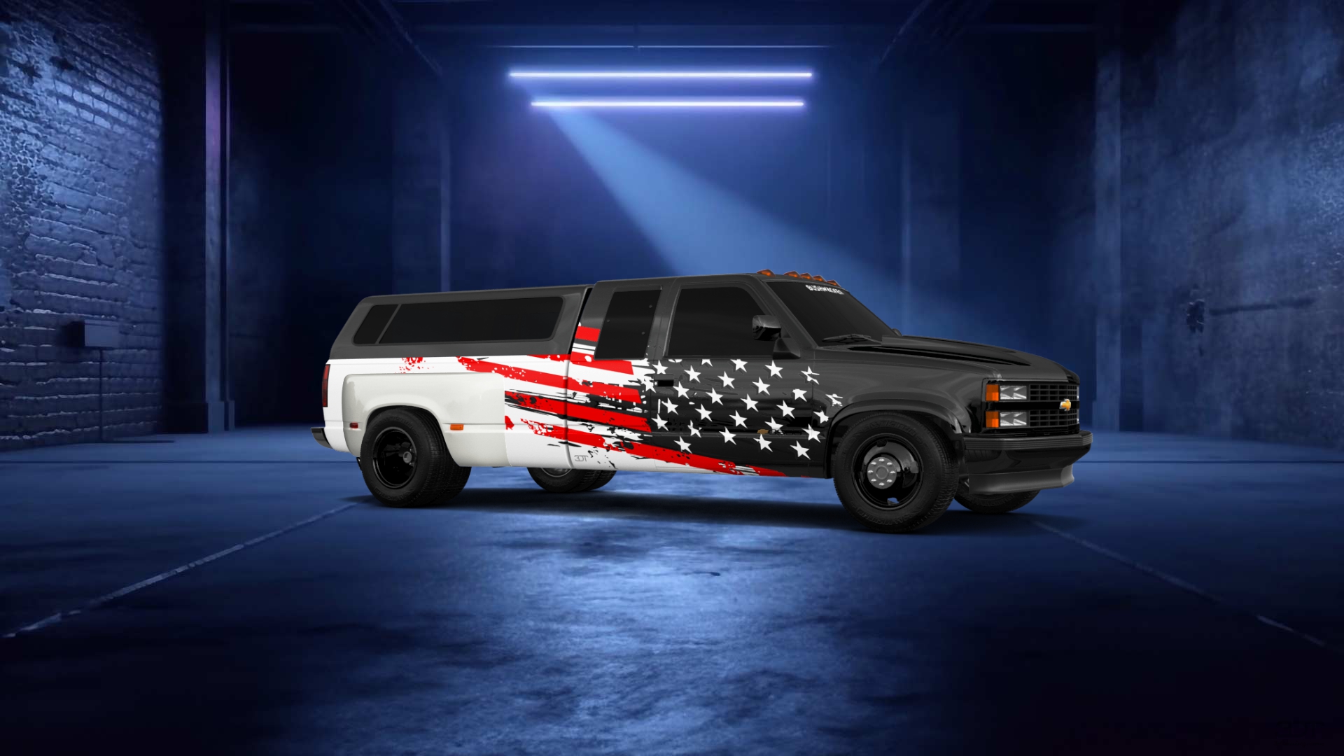 Chevrolet K3500 Extended Cab Pickup Truck 1988 tuning