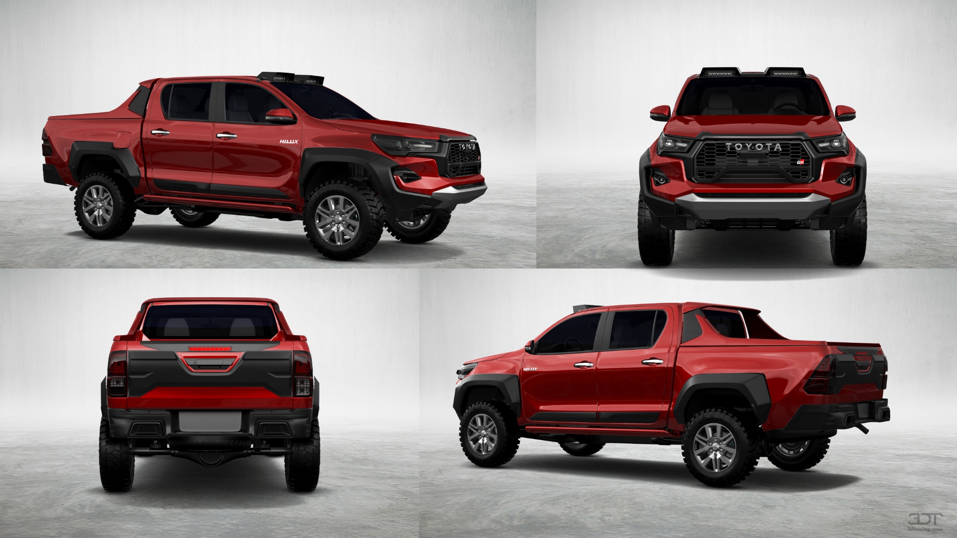 Toyota Hilux Double Cab 4 Door pickup truck 2015 tuning