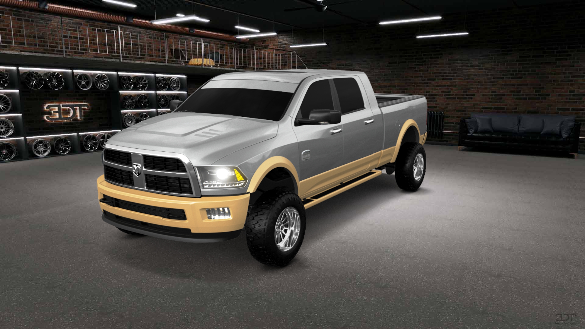 Dodge Ram 2500 Mega Cab 6.4 ft box 4 Door pickup truck 2010 tuning
