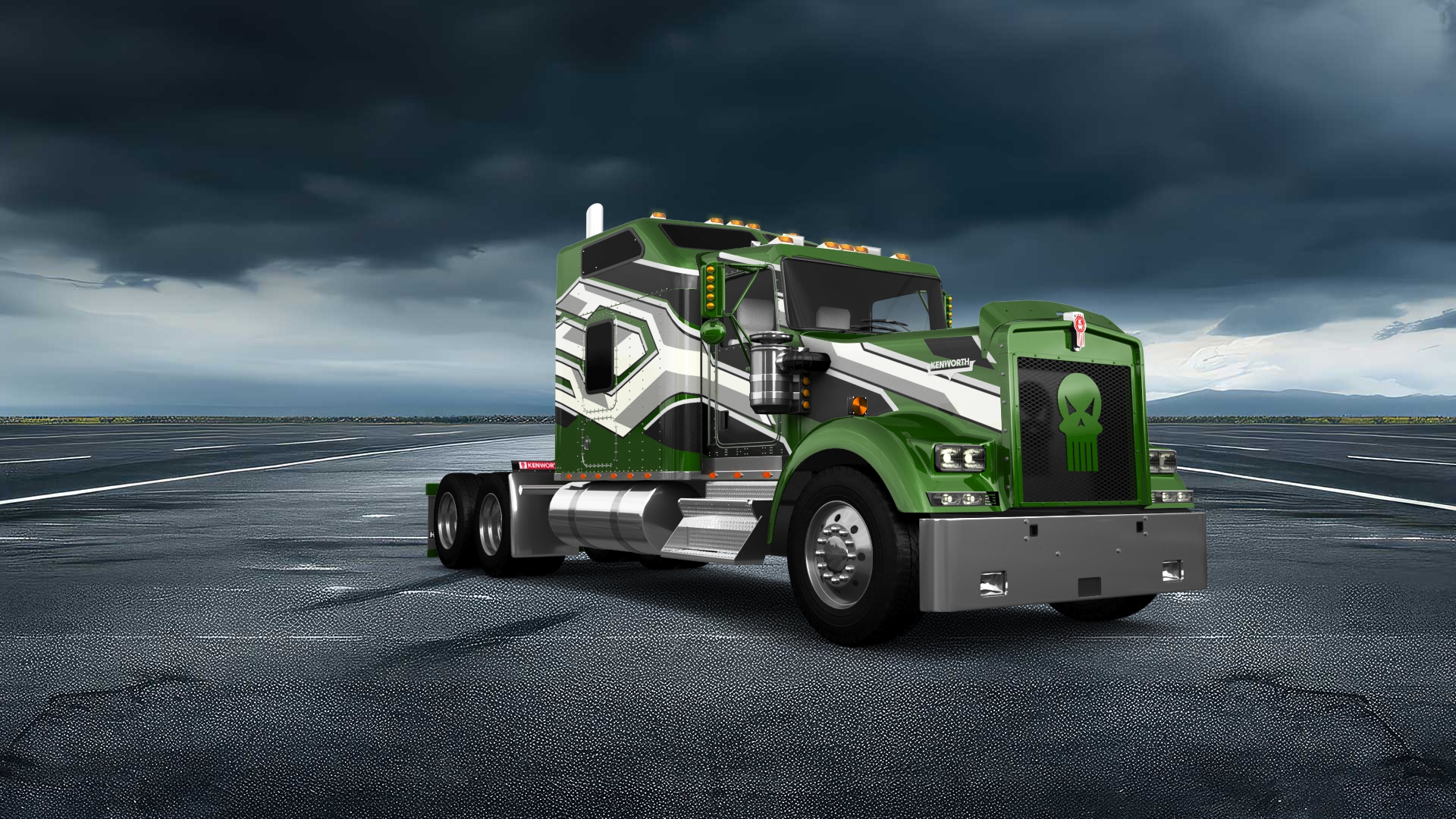 Kenworth W900 Sleeper Cab Truck 2015