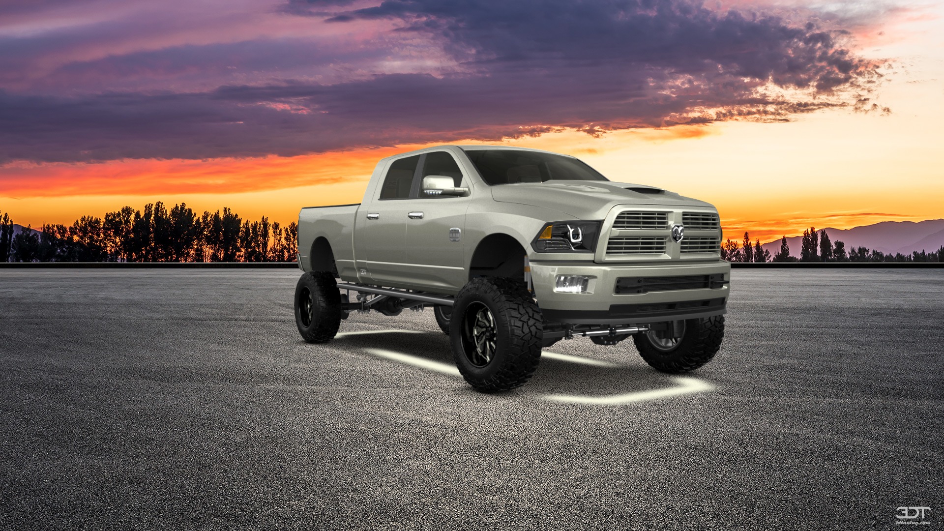 Dodge Ram 2500 Mega Cab 6.4 ft box 4 Door pickup truck 2010