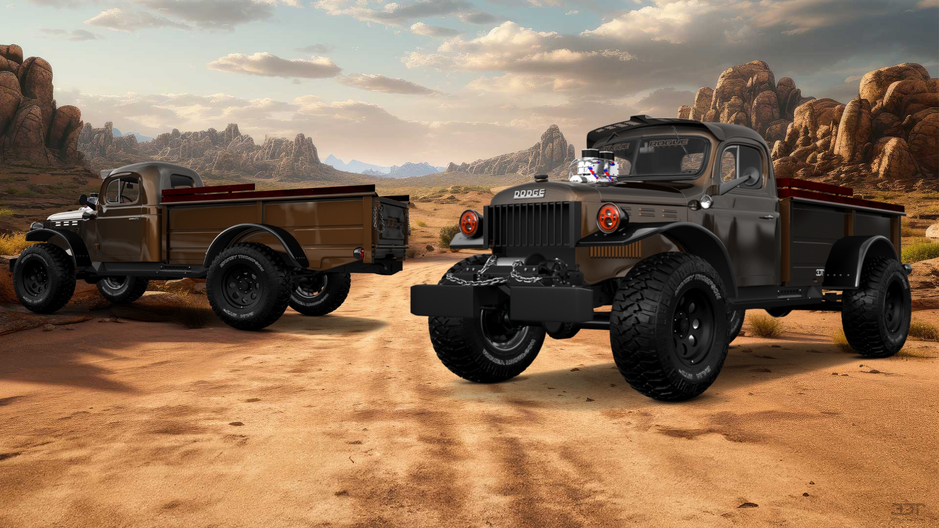 Dodge Power Wagon 2 Door pickup truck 1947 tuning