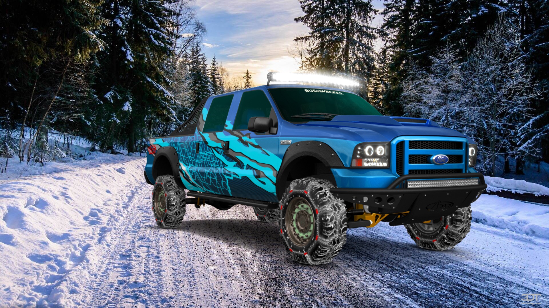 Tuning Ford F-250 Crew Cab 4 Door pickup truck 1999