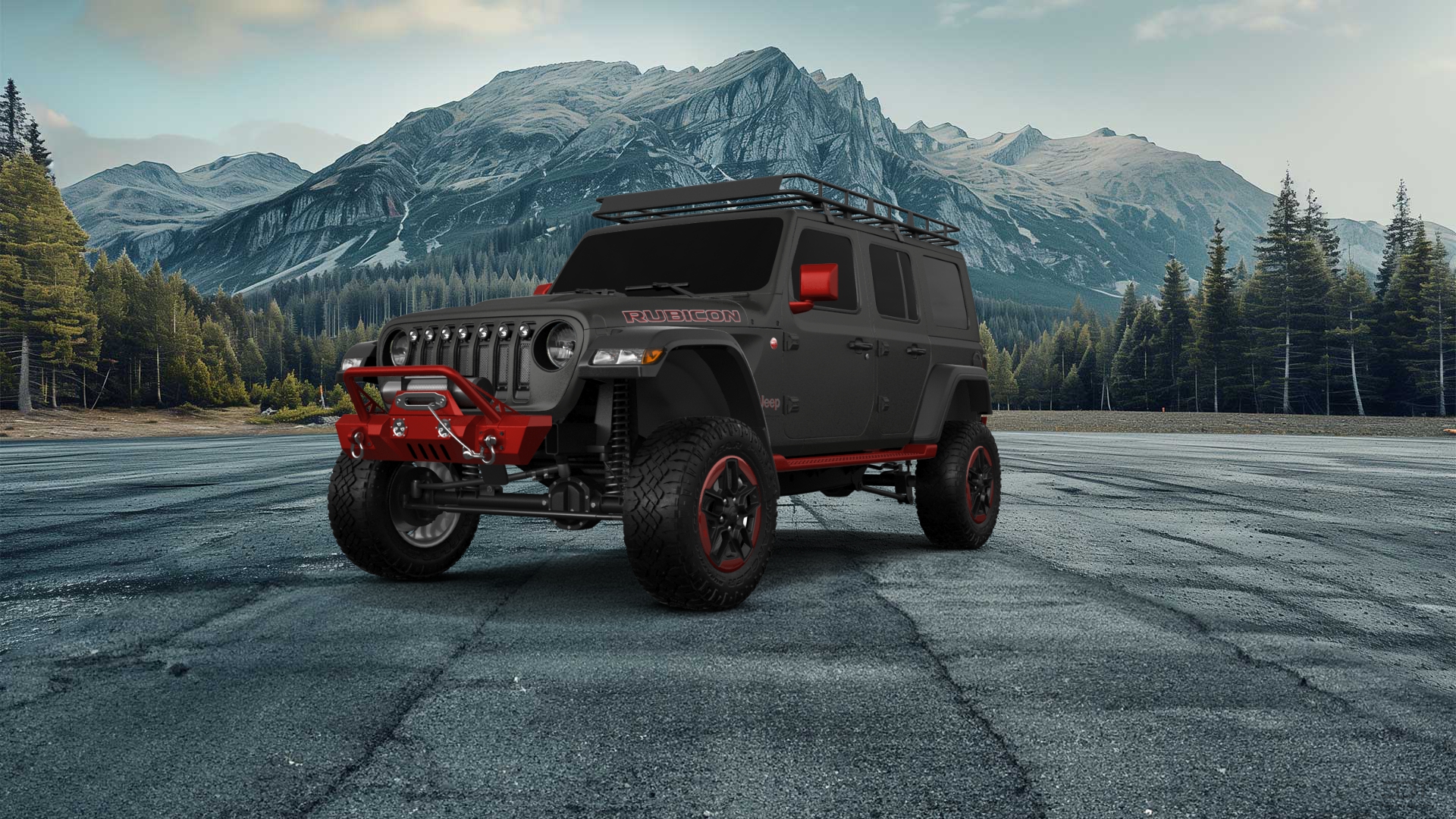 Jeep Wrangler Rubicon JL 4 Door SUV 2017 tuning