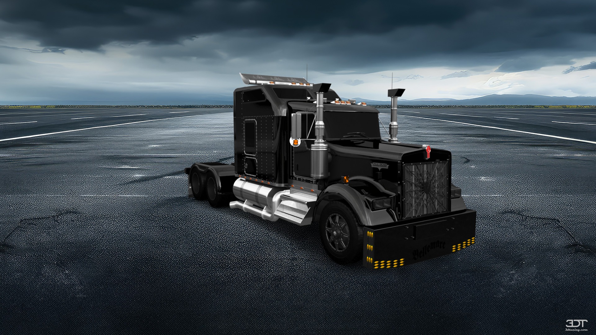 Kenworth W900 Sleeper Cab Truck 2015 tuning