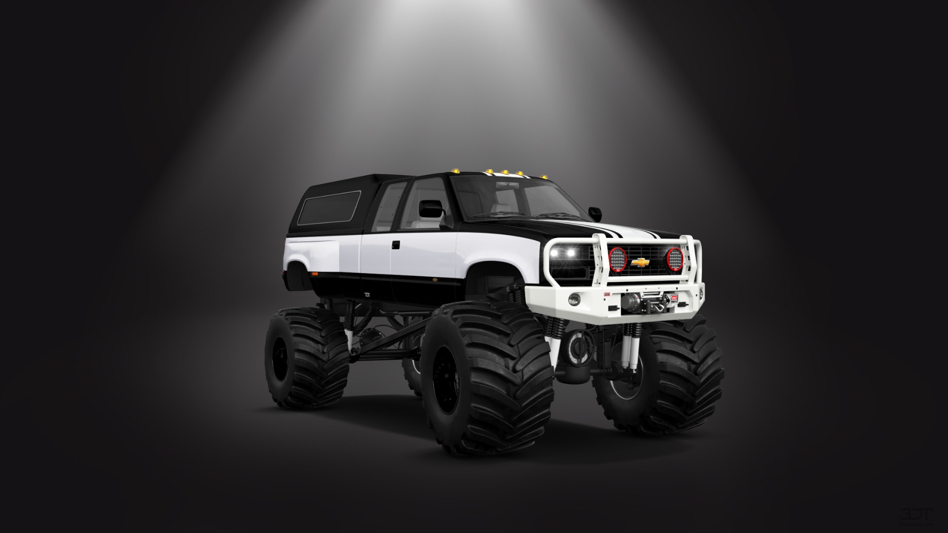 Chevrolet K3500 Extended Cab Pickup Truck 1988