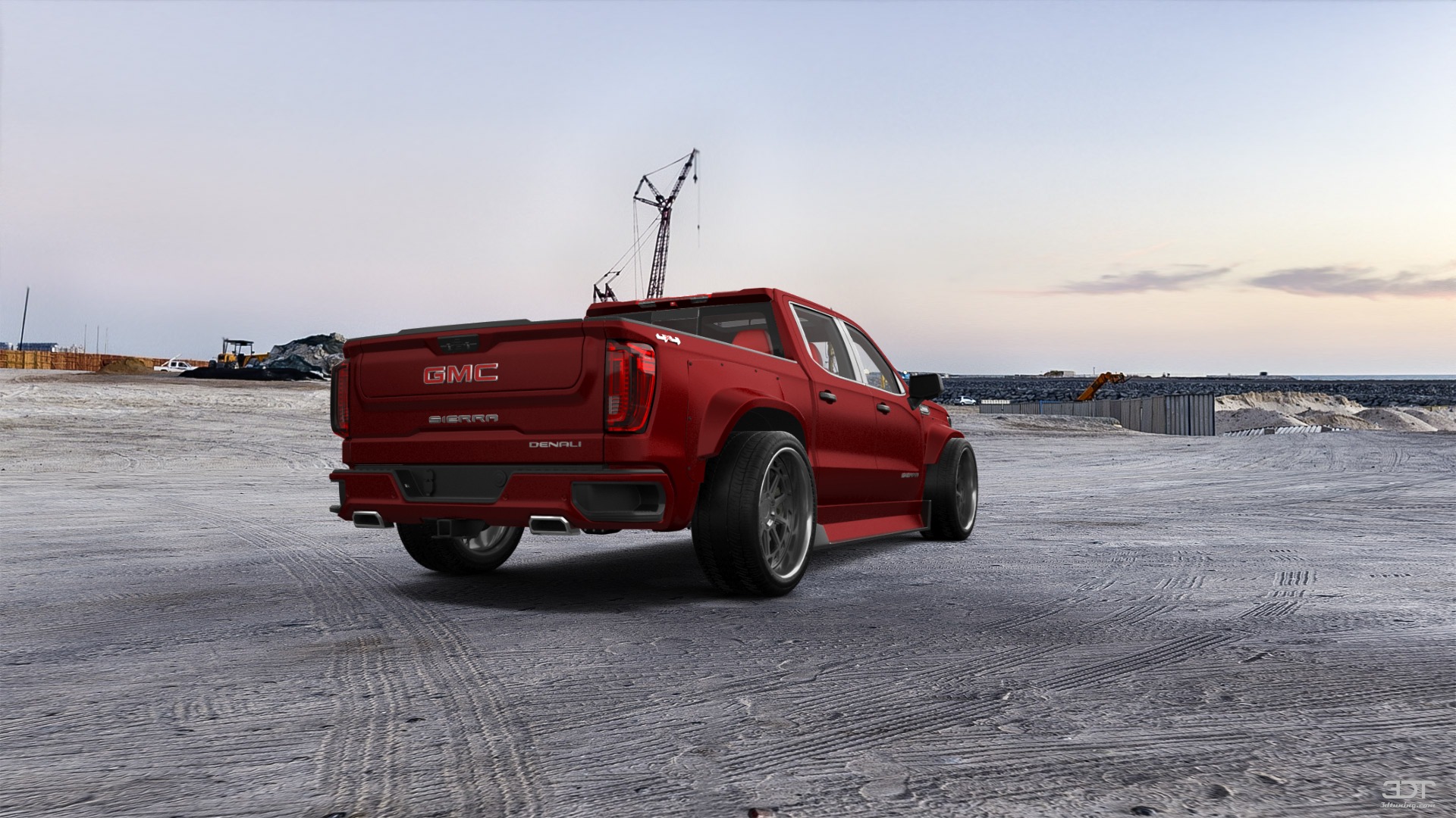 GMC Sierra 1500 Crew Cab 5.8 ft box 4 Door pickup truck 2023 tuning