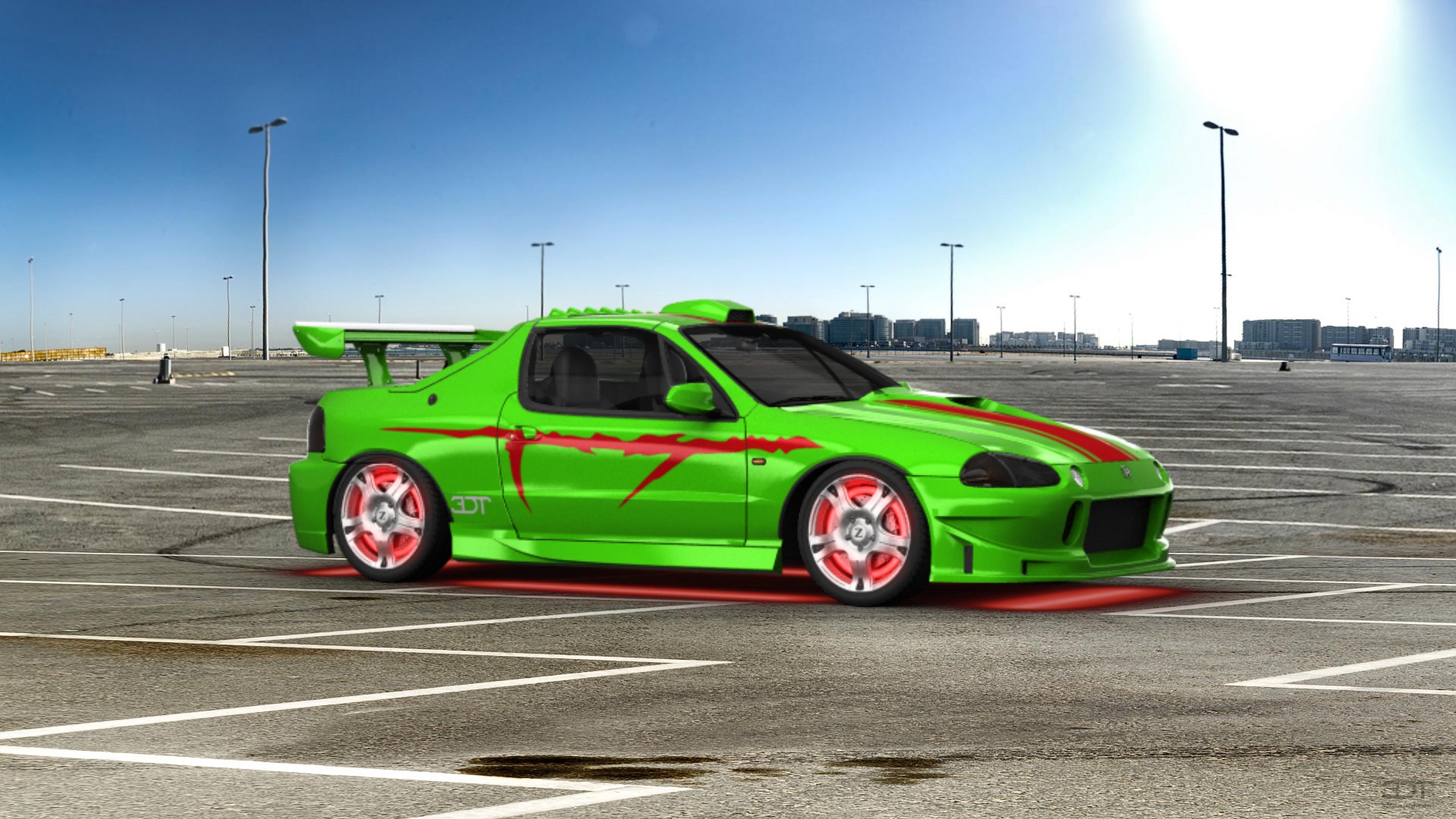 Honda CR-X Del Sol SiR Coupe 1995 tuning