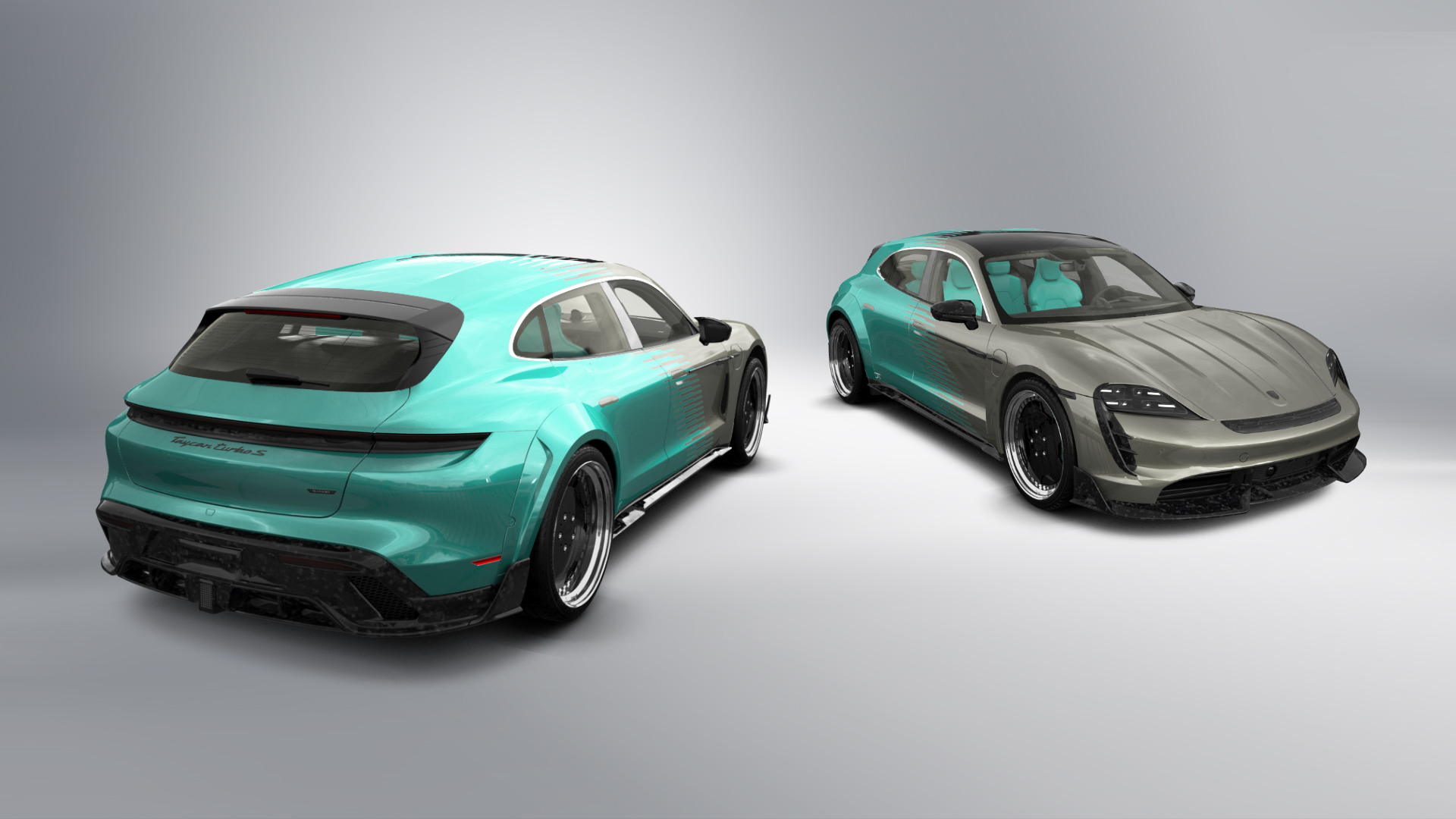 Porsche Taycan Sport Turismo Shooting Brake 2019 tuning