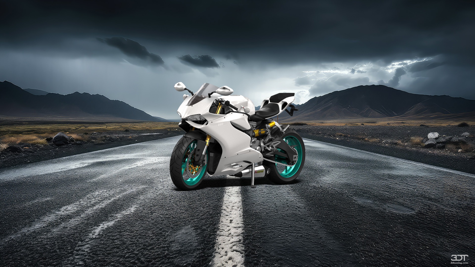 Ducati 899 Panigale Sport Bike 2015 tuning