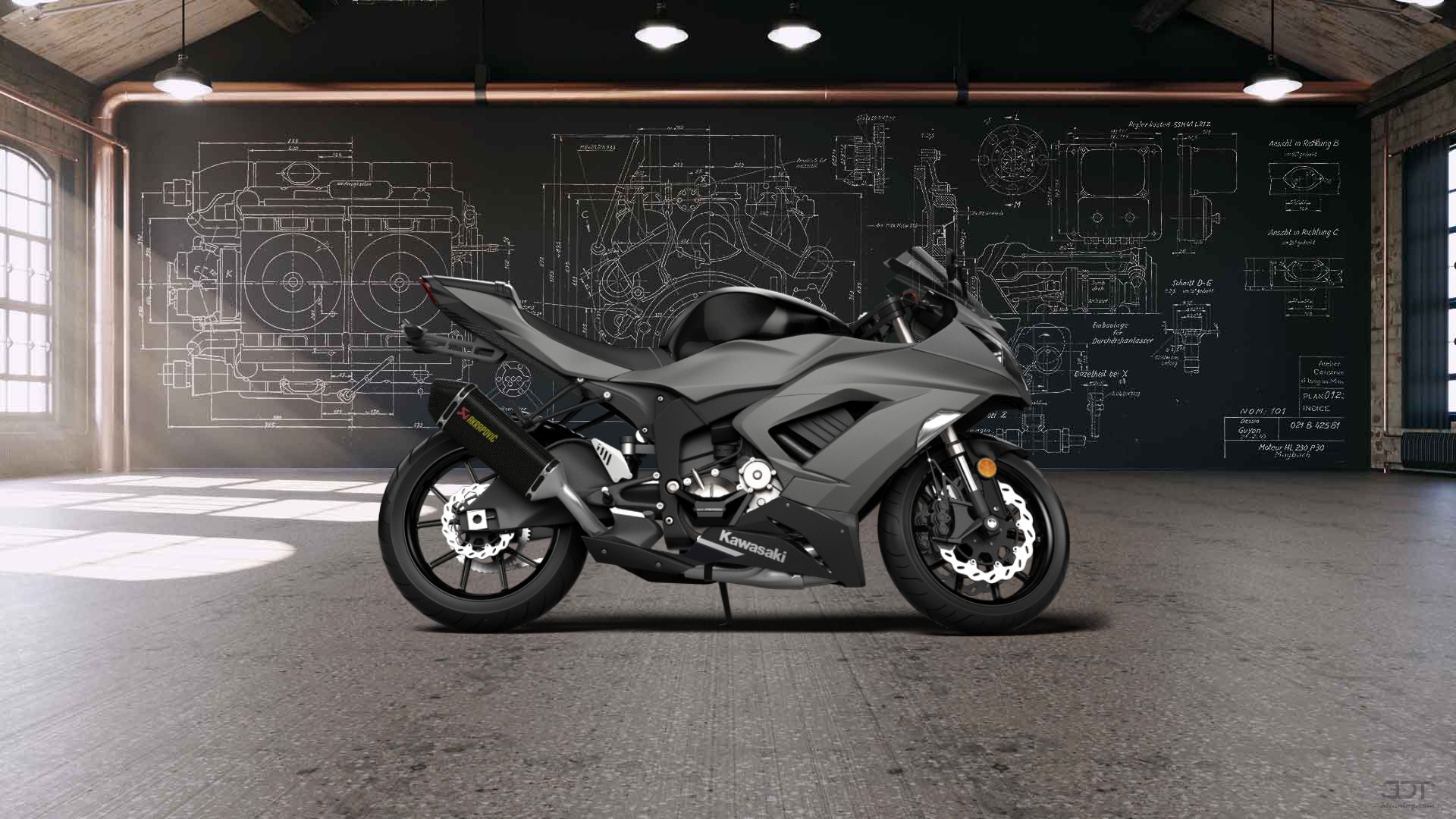 Kawasaki Ninja ZX 6R Sport Bike 2015