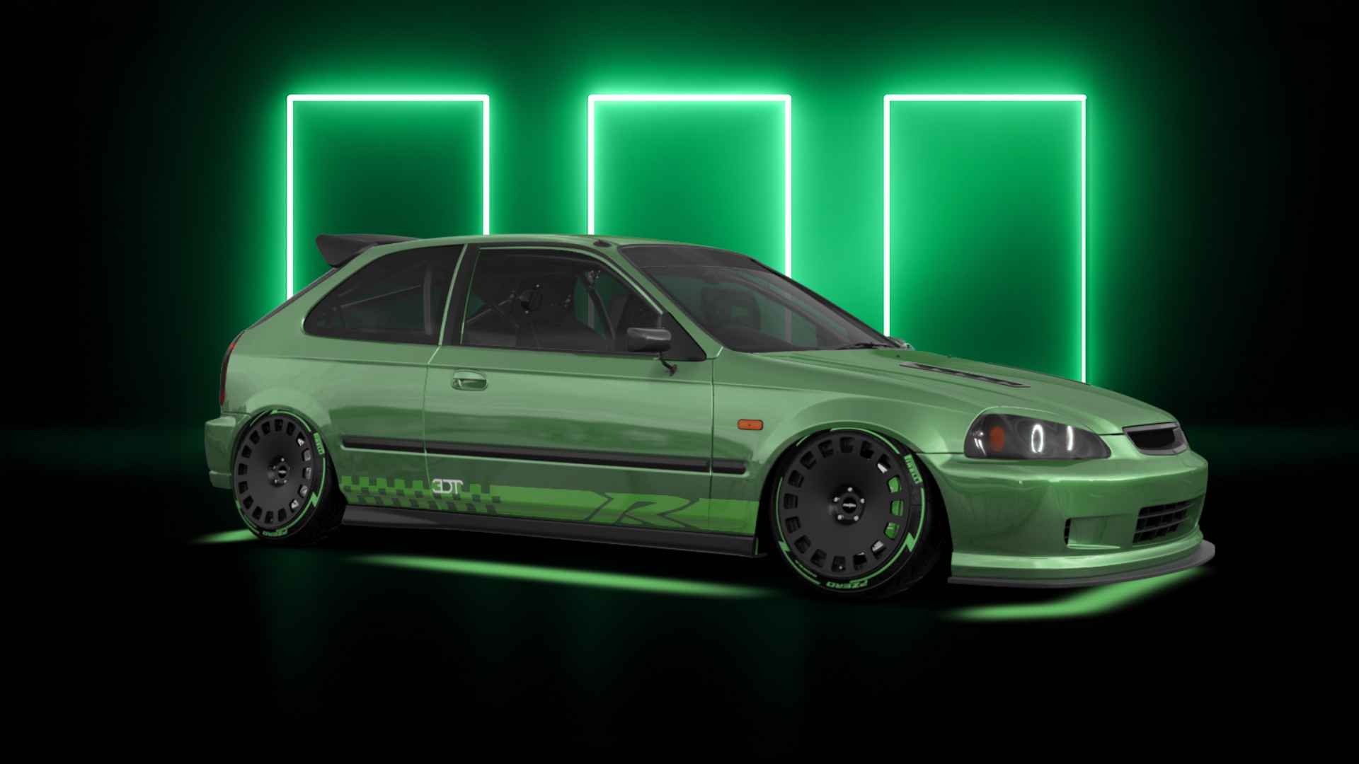 Honda Civic 3 Door Hatchback 1997 tuning